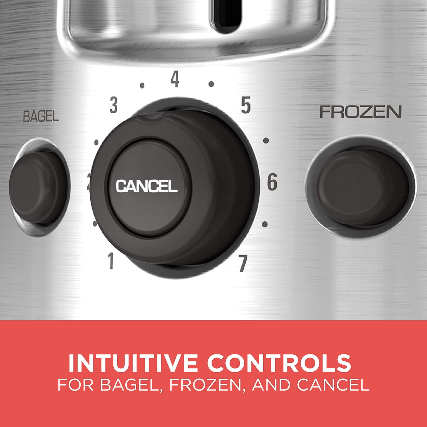 BLACK+DECKER 4-Slice Toaster, Extra Wide Slots, 7 Shade Settings, 1400 Watts, Frozen and Bagel Buttons, Toast Shade Selector, Extra Lift