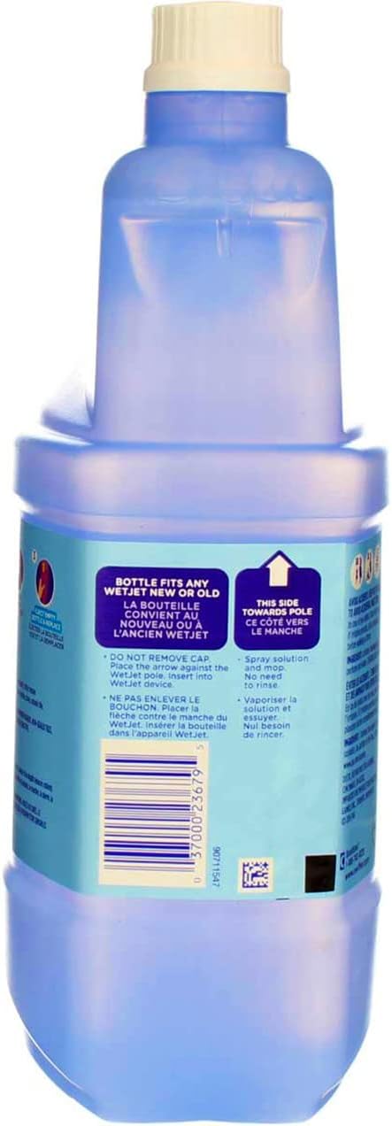 Swiffer WetJet Multi-Purpose Floor Cleaner Solution with Febreze Refill, Lavender Scent, 1.25 Liter -42.2 Fl Oz (Pack of 2)