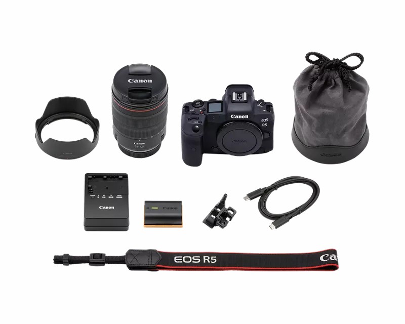 EOS R5 RF24-105mm F4 L IS USM Lens Kit