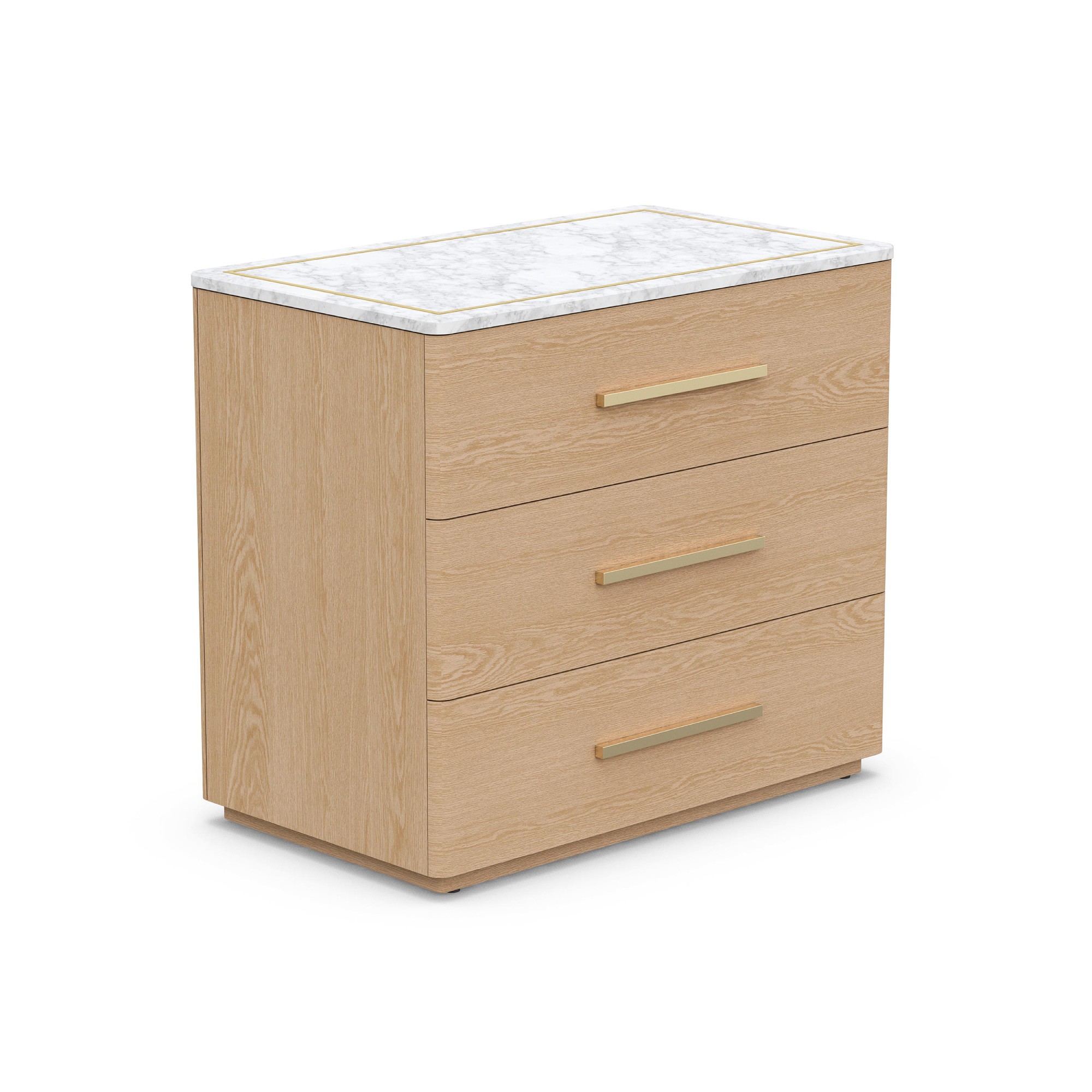 Angelo 3-Drawer Power Nightstand (34