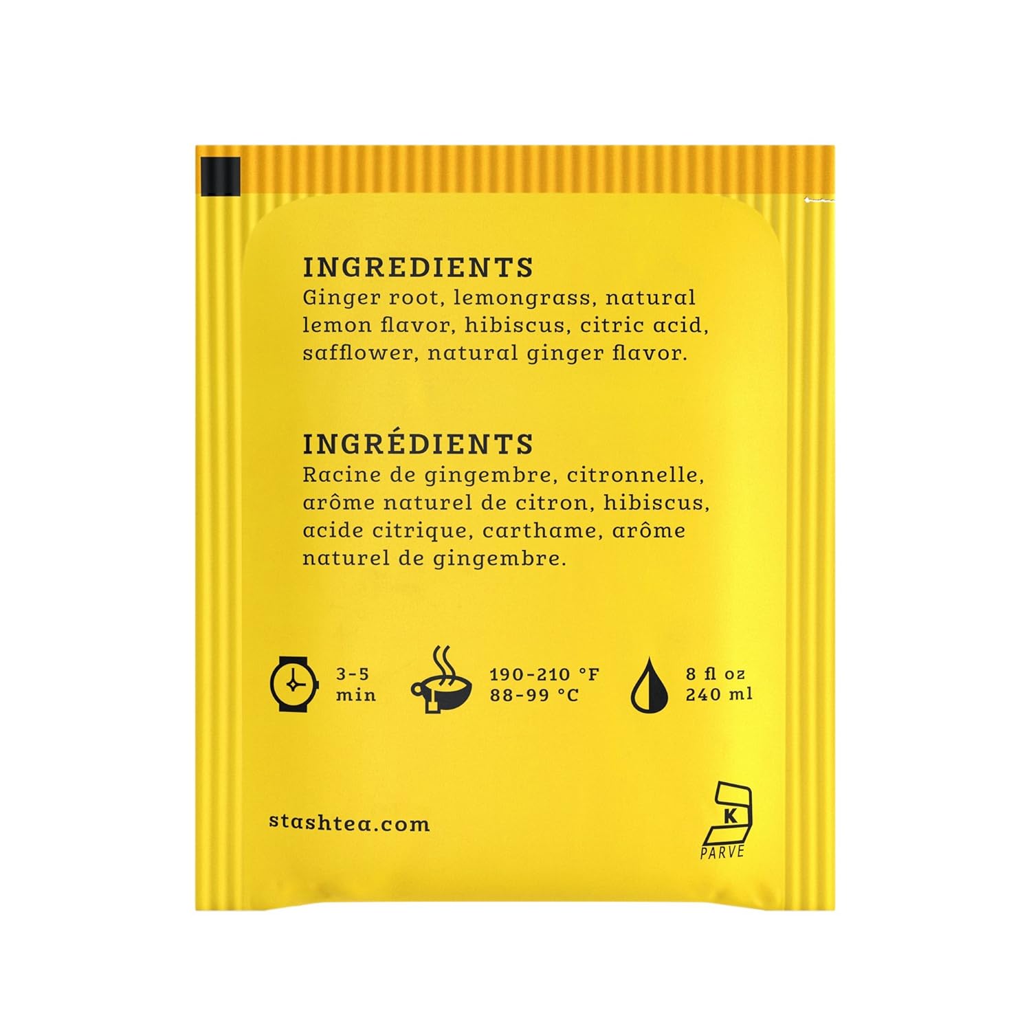 Stash Tea Double Bergamot Earl Grey Black Tea, Box of 100 Tea Bags