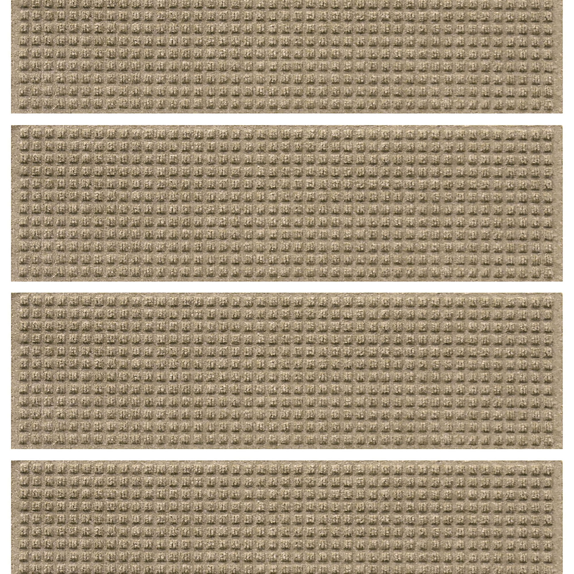Waterhog Squares Commercial Grade Indoor/Outdoor Stair Treads, Set of 4