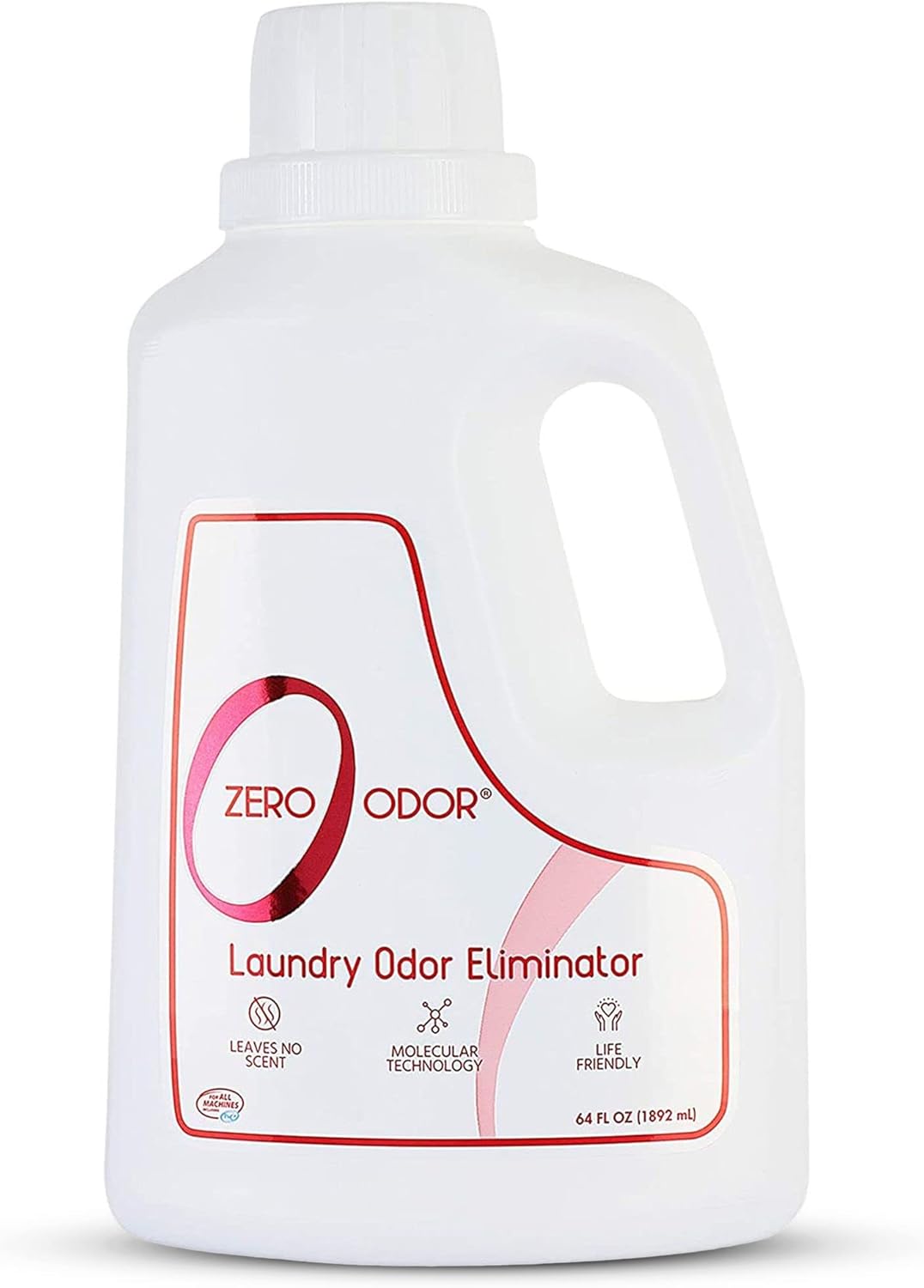 Zero Odor – Laundry Odor Eliminator - Permanently Eliminate laundry Odor – Patented Molecular Technology Best For Clothes, Towels & Linens, Shoes, Bags, Etc. - Smell Great Again, 16oz