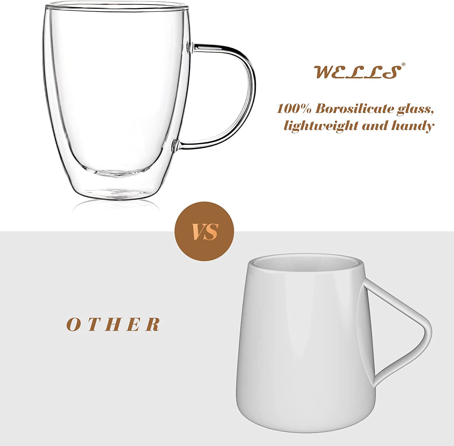 Espresso Cups With Handle,Espresso Shot Glasses,Clear Expresso Coffee Cups,Double Wall Insulated Espresso Mugs,Microwave Dishwasher Safe,Suit for Espresso Machine