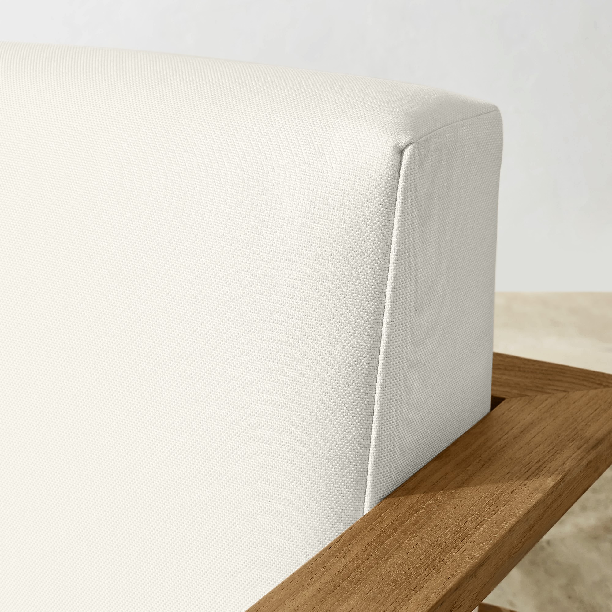 Ojai Outdoor Natural Teak Sofa (90