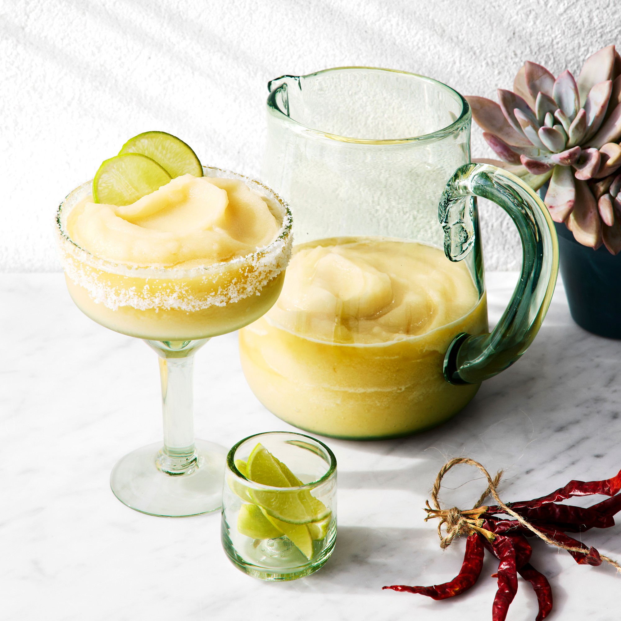 Recycled Glass Copita Glasses, Set of 4