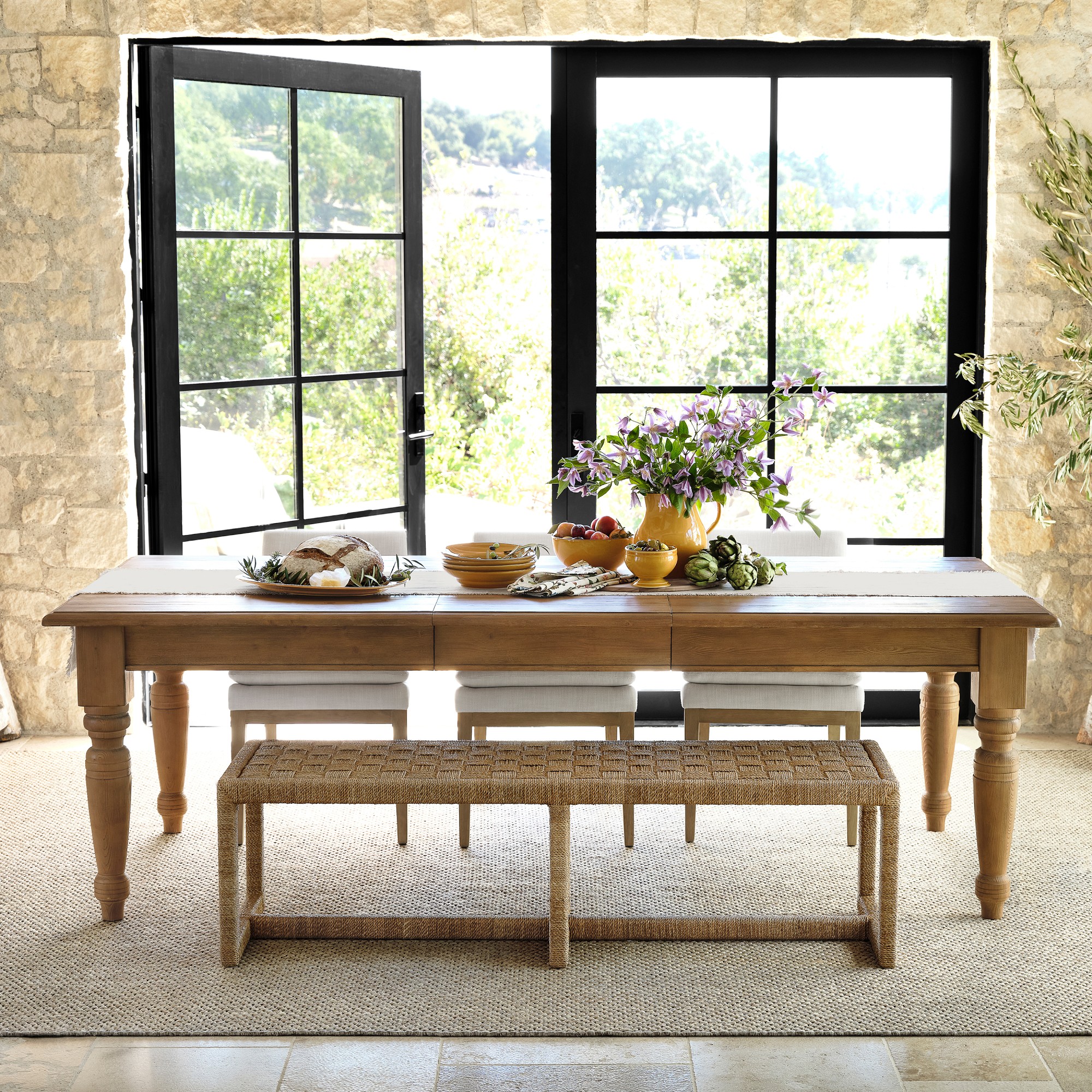 Vista Woven Backless Bench (60