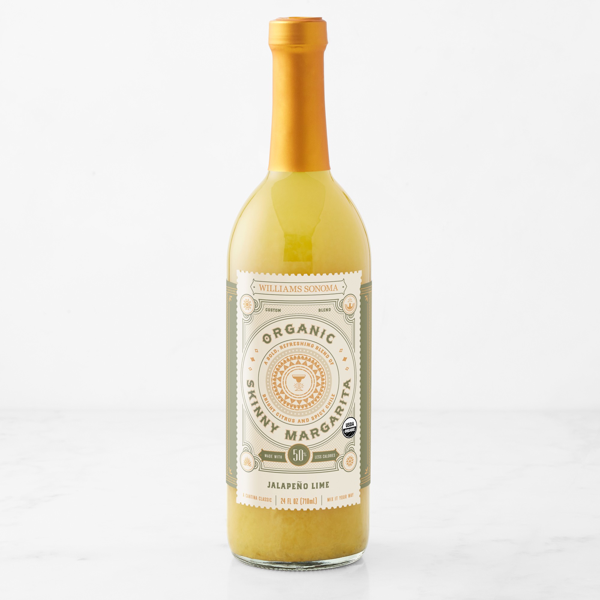 Williams Sonoma Skinny Organic Margarita Mix, Jalapeño Lime