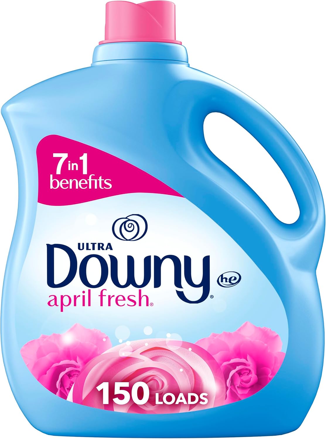 Downy Fabric Softener Liquid, April Fresh Scent, 140 fl oz, 190 Loads, HE Compatible