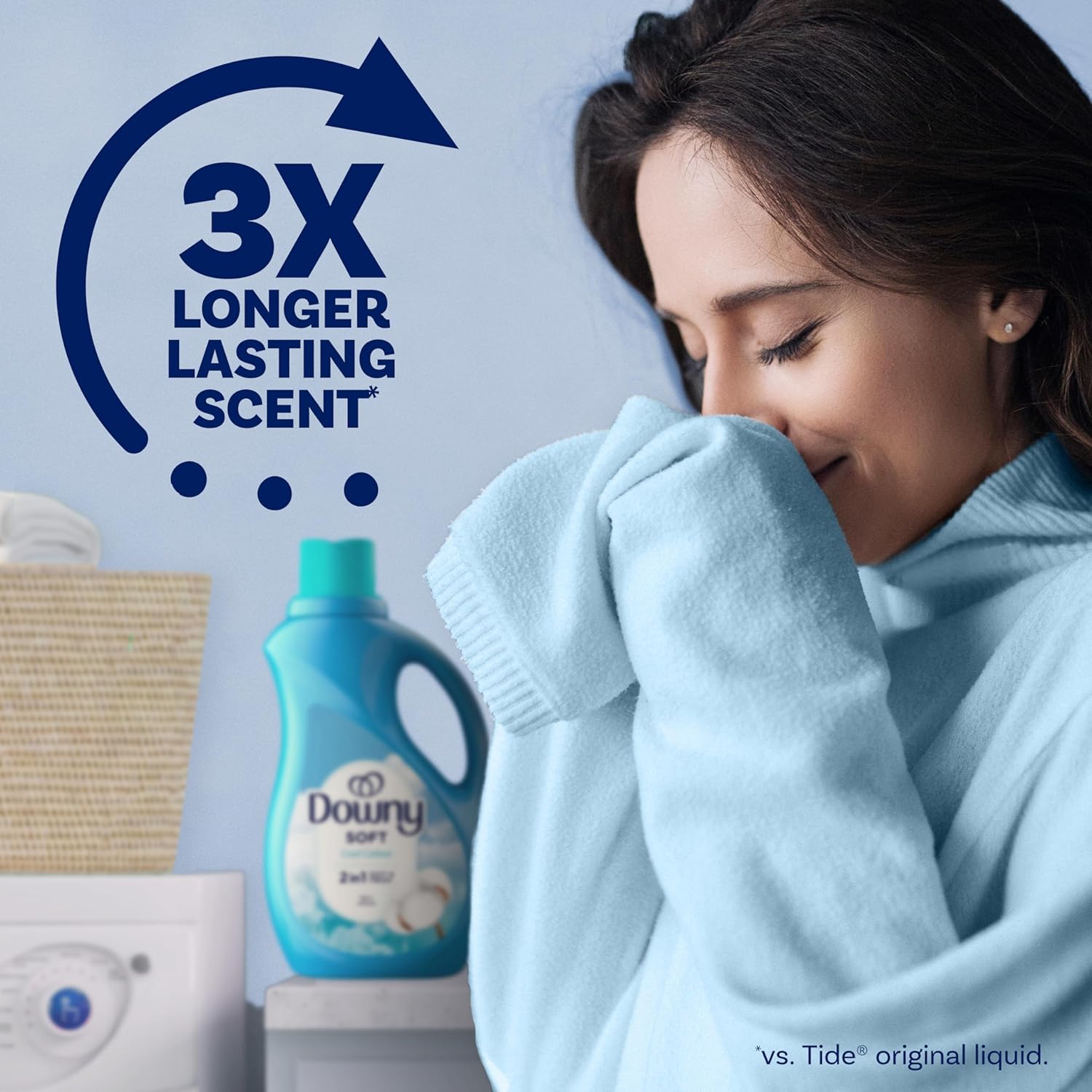 Downy Fabric Softener Liquid, April Fresh Scent, 140 fl oz, 190 Loads, HE Compatible