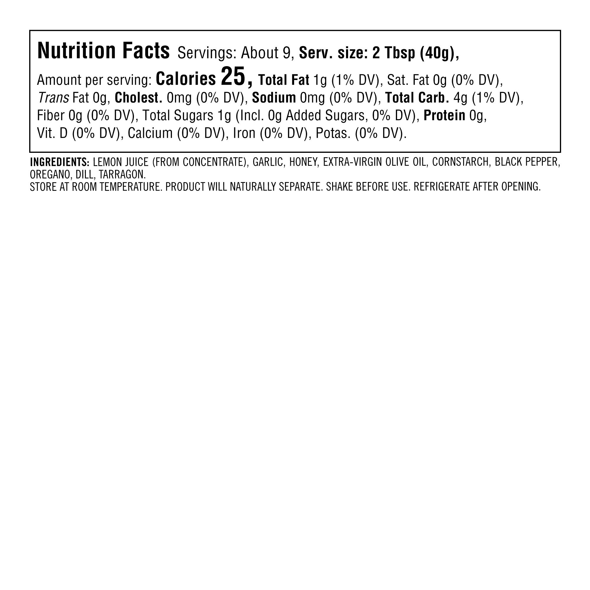 Williams Sonoma Grilling Sauce, Lemon Garlic