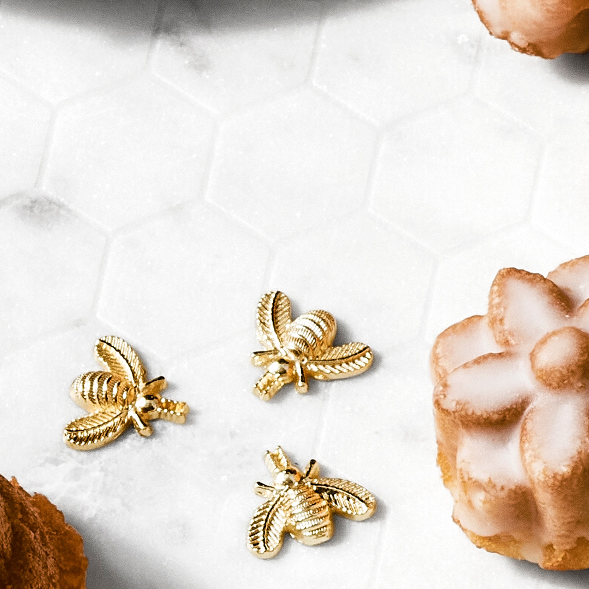 Marble Honeycomb Round Cheese Board