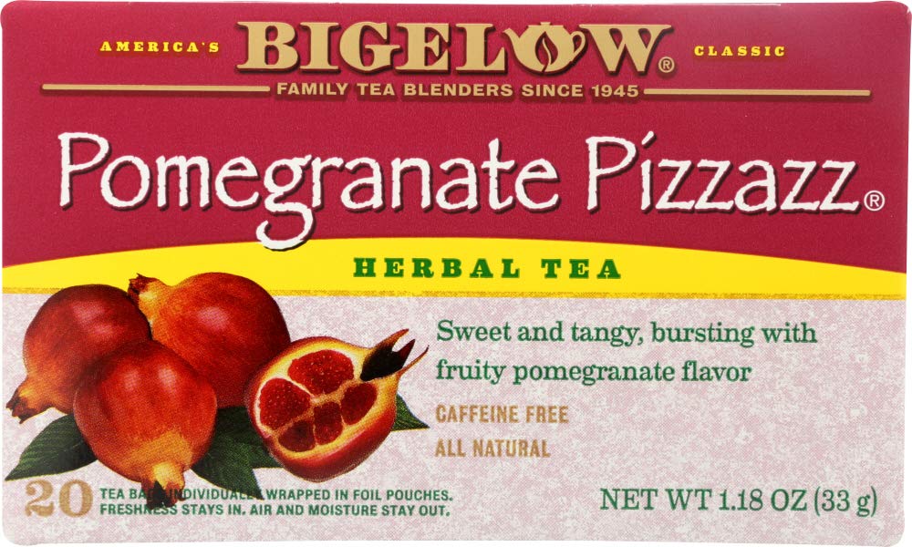 Bigelow Tea Lemon Ginger plus Probiotics Herbal Tea, Caffeine Free Tea with Lemon and Ginger, 18 Count Box (Pack of 6), 108 Total Tea Bags