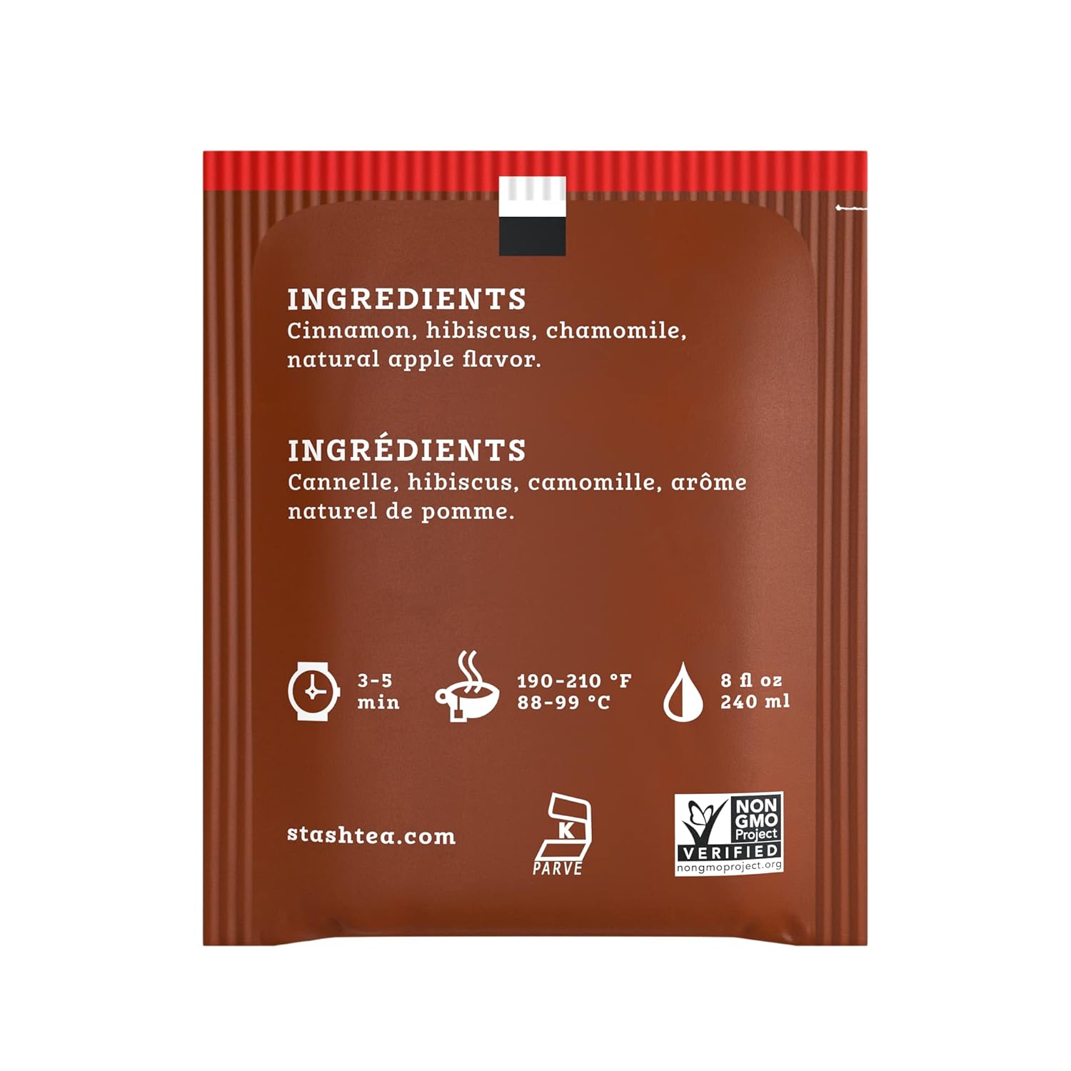 Stash Tea Double Bergamot Earl Grey Black Tea, Box of 100 Tea Bags