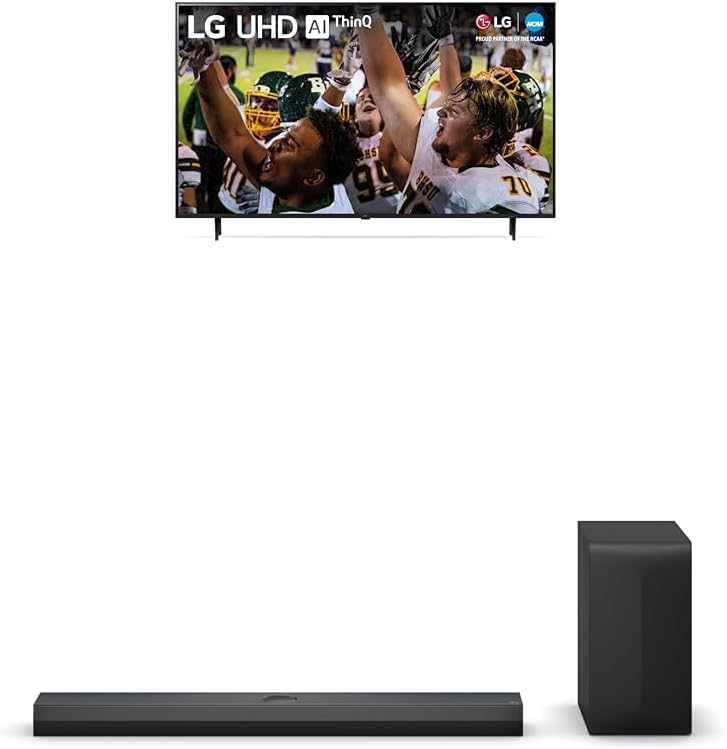 LG 50-Inch Class UR9000 Series Alexa Built-in 4K Smart TV (3840 x 2160),Bluetooth, Wi-Fi, USB, Ethernet, HDMI 60Hz Refresh Rate, AI-Powered 4K,Black