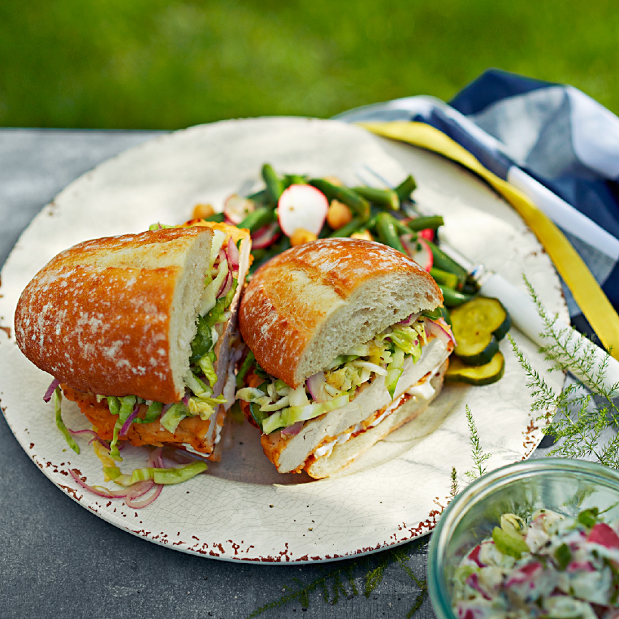 Rustic® Outdoor Melamine Dinner Plates, Set of 4