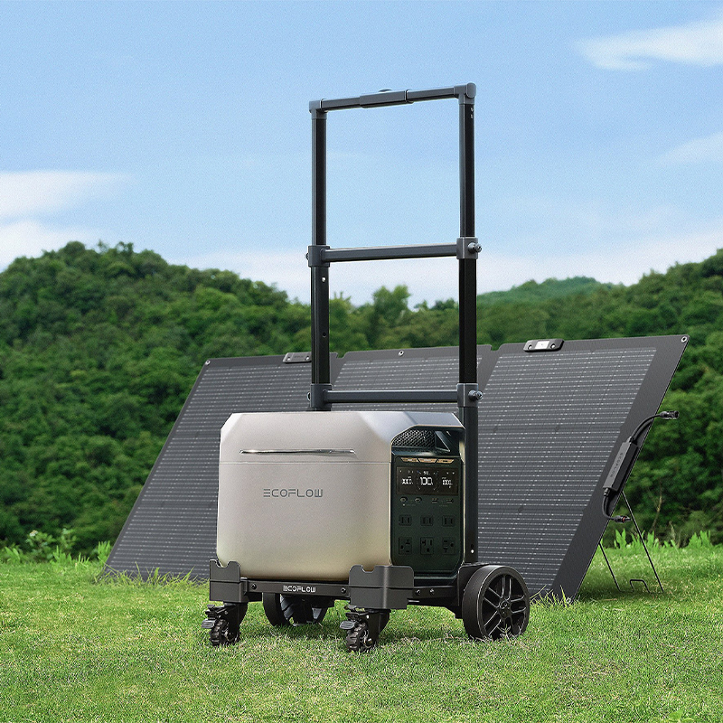 ☀️Last Day For Clearance🔌Ecoflow Delta 3 Plus 1000Wh Power Station w Trolley & 160W Solar Panel