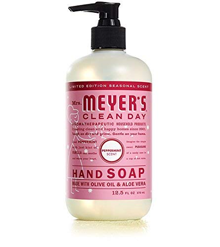 MRS. MEYER'S CLEAN DAY Hand Soap, Made with Essential Oils, Biodegradable Formula, Honeysuckle, 12.5 fl. oz - Pack of 3