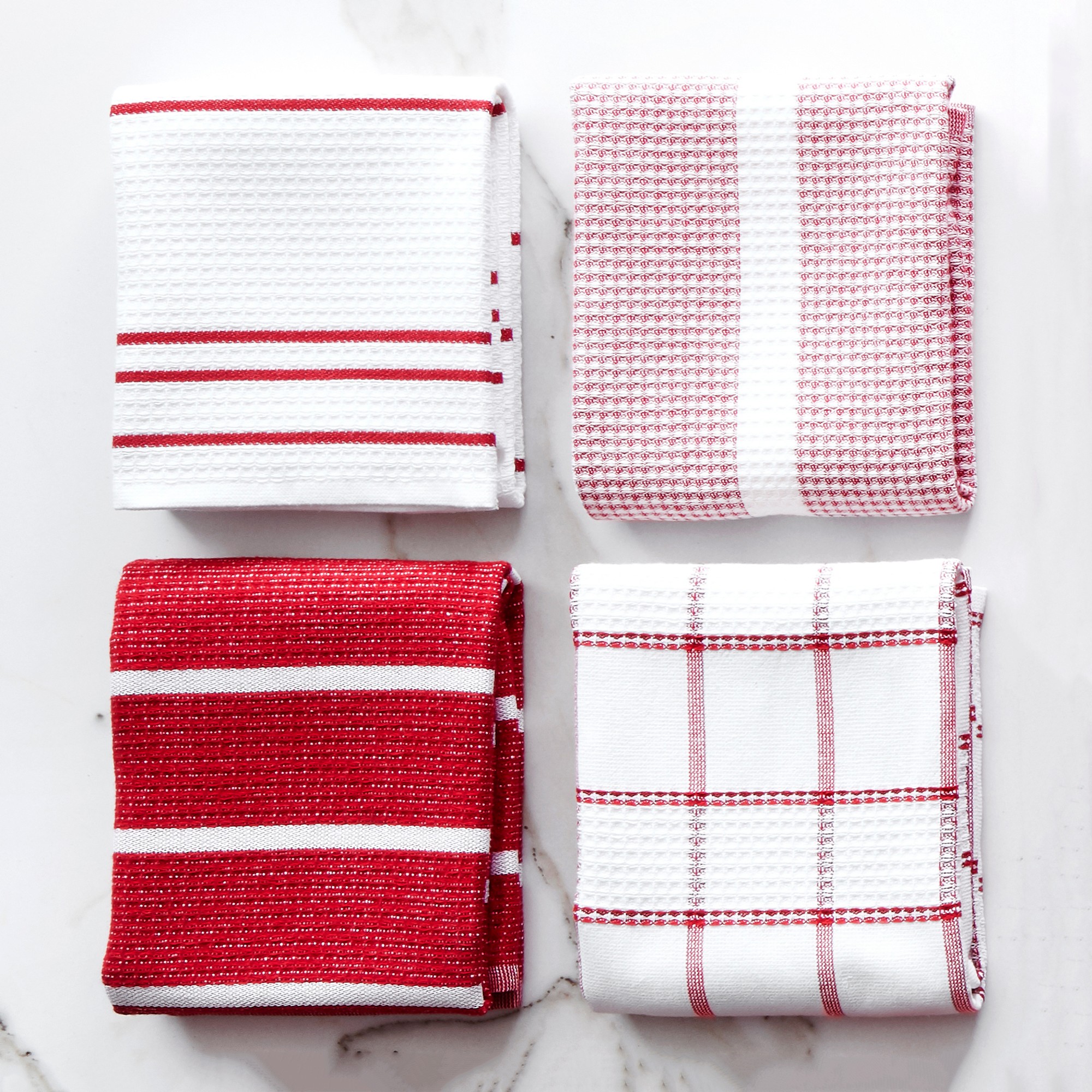 Williams Sonoma Super Absorbent Waffle Weave Towels, Set of 4