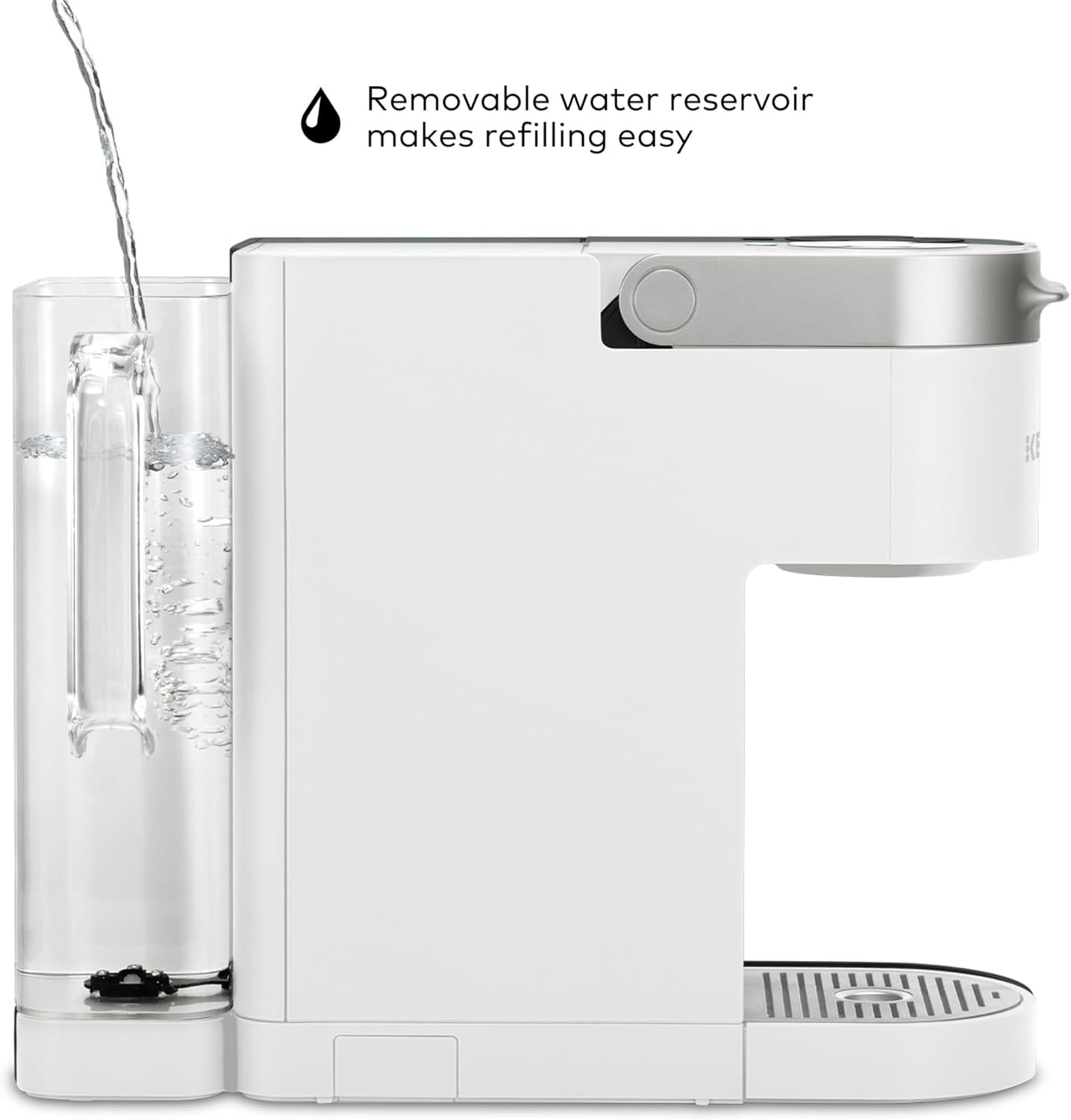 Keurig K-Supreme Single Serve K-Cup Pod Coffee Maker, MultiStream Technology, 4 Brew Sizes, 66oz Dual-Position Removable Reservoir, Black