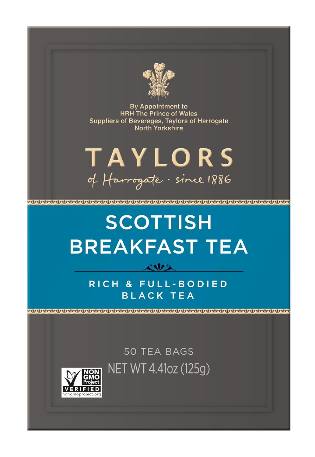 Taylors of Harrogate Organic Peppermint Herbal Tea, 50 Count