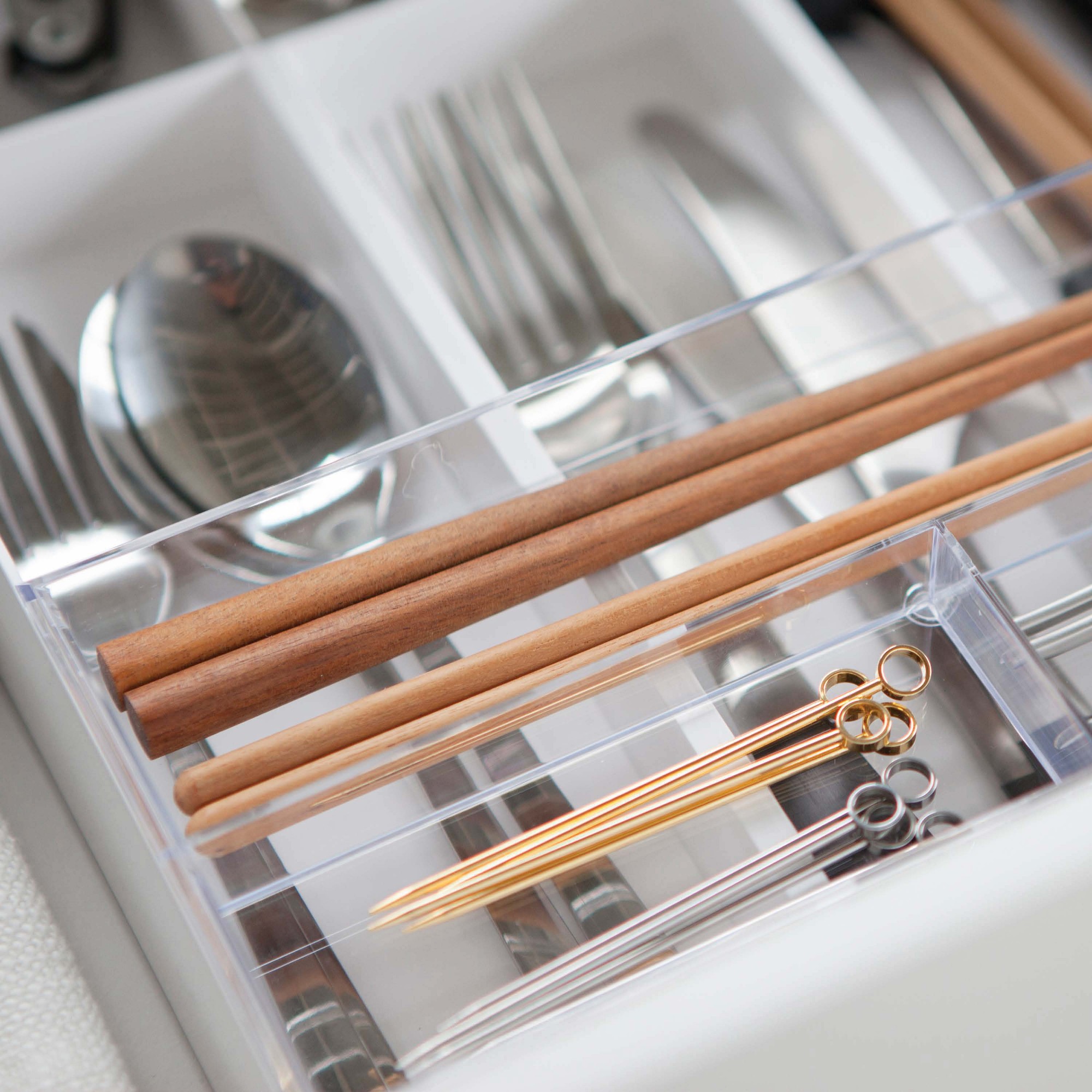 Yamazaki Home  Compact Cutlery Storage Organizer