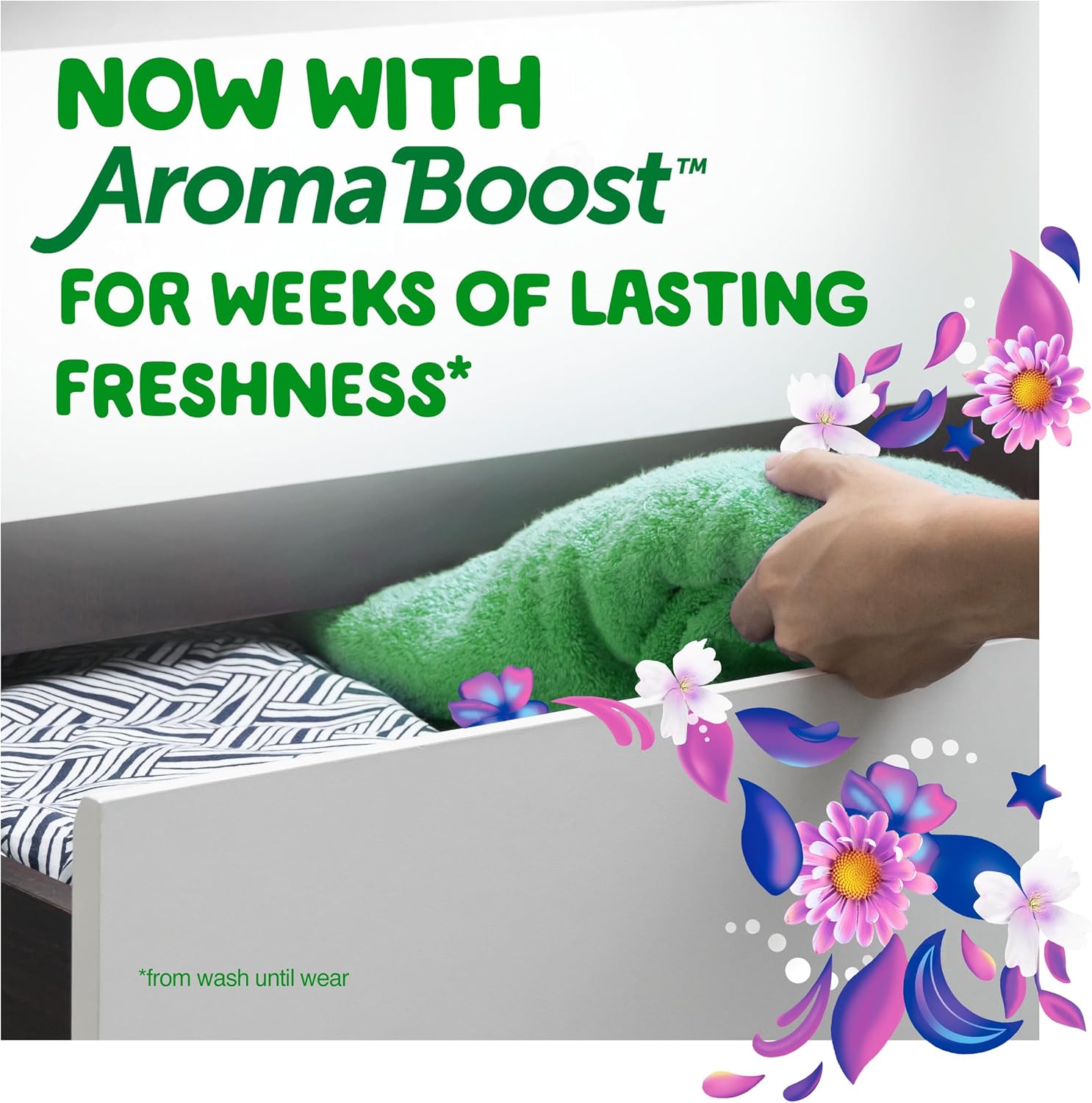 Gain Fabric Softener, Spring Daydream, 140 fl oz, 190 Loads