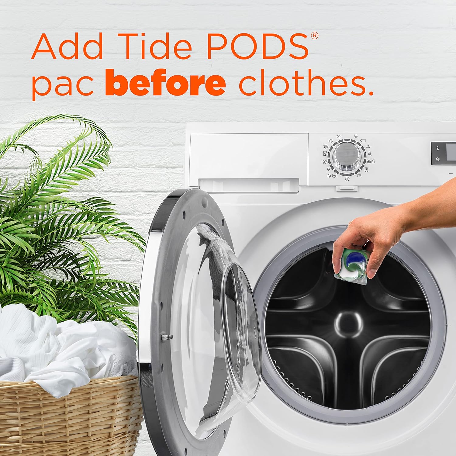 Tide Ultra OXI Power PODS with Odor Eliminators Laundry Detergent Pacs 45 Count For Visible and Invisible Dirt