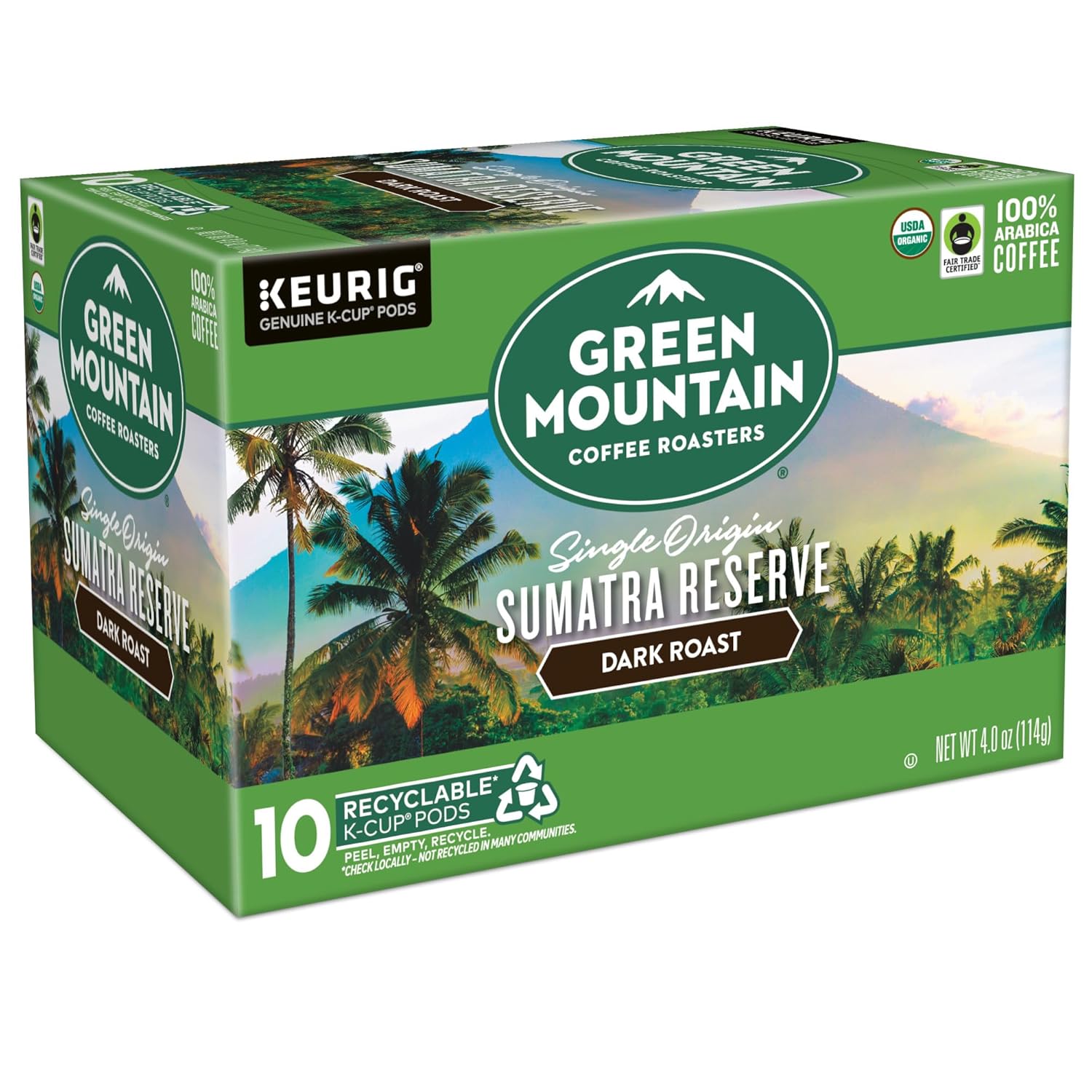 Green Mountain Coffee Roasters Dark Magic Keurig Single-Serve K-Cup Pods, Dark Roast Coffee, 72 Count (6 Packs of 12)