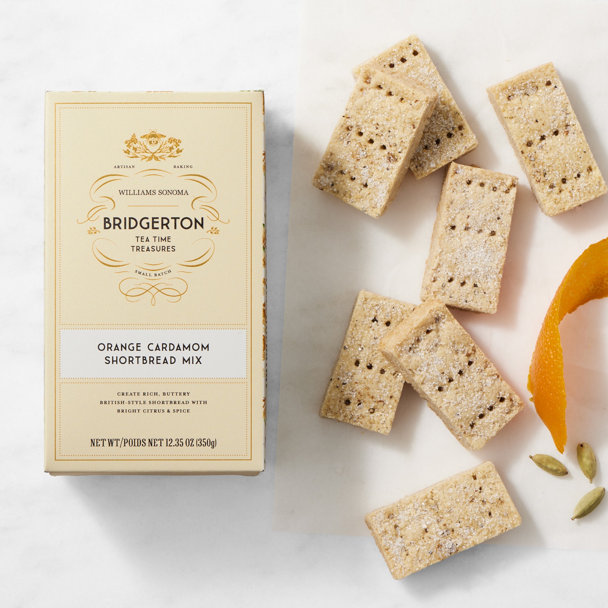 Bridgerton x Williams Sonoma Orange Cardamom Shortbread Mix