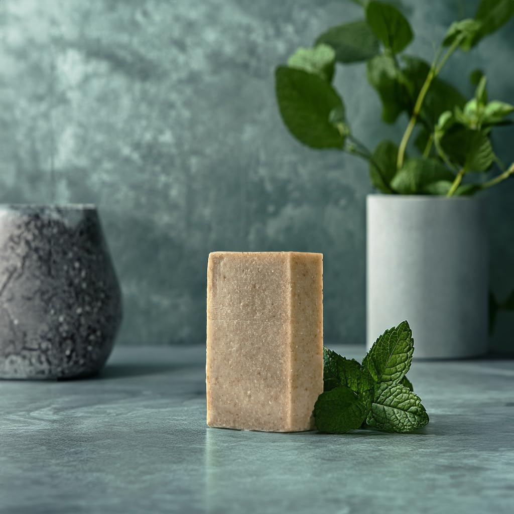 Handmade Vegan Natural Bar Soap Cold Pressed For Face And Body, With Premium Essential Oils, Eucalyptus & Peppermint For Men And Women 3 Pack (Lavender)