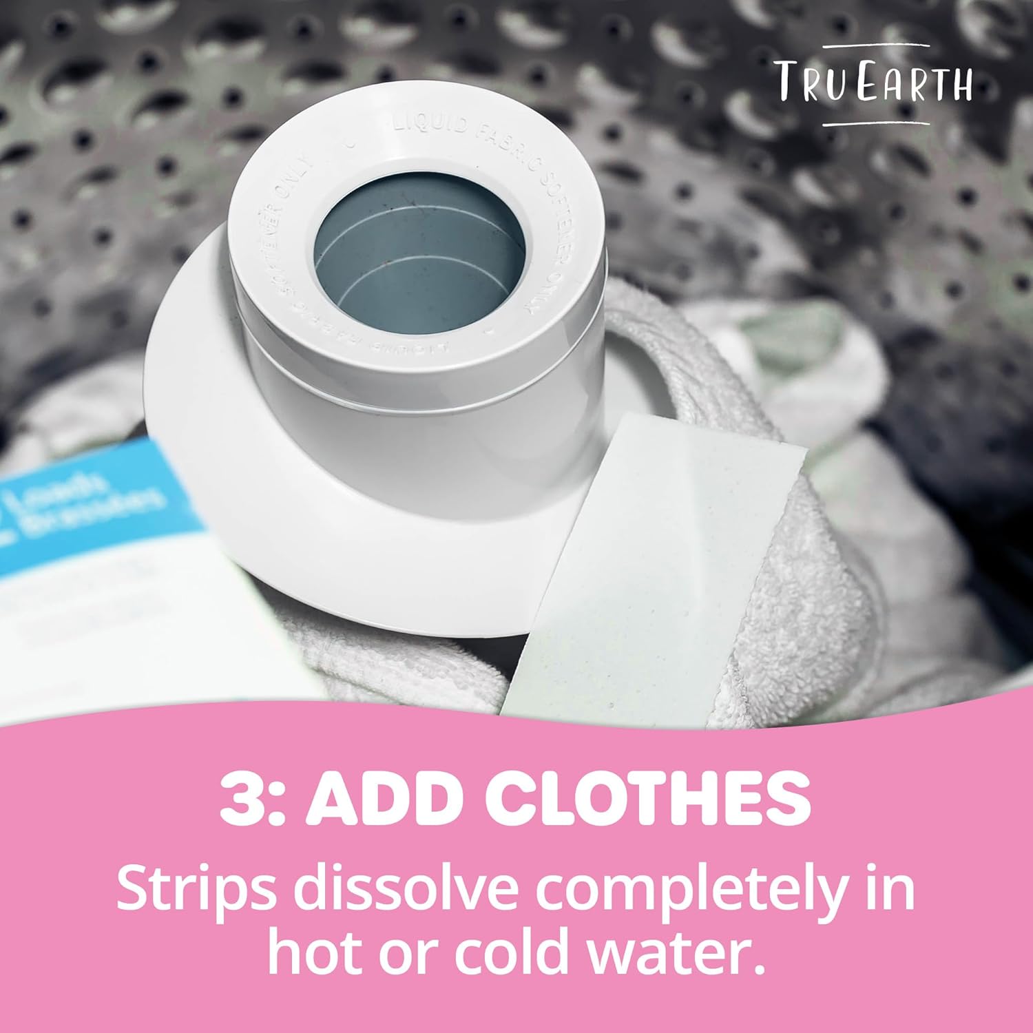 Tru Earth Compact Dry Laundry Detergent Sheets - Up to 64 Loads (32 Sheets) - Paraben-Free - Original Eco-Strip Liquidless Laundry Detergent, Travel Laundry Sheets - Fresh Linen