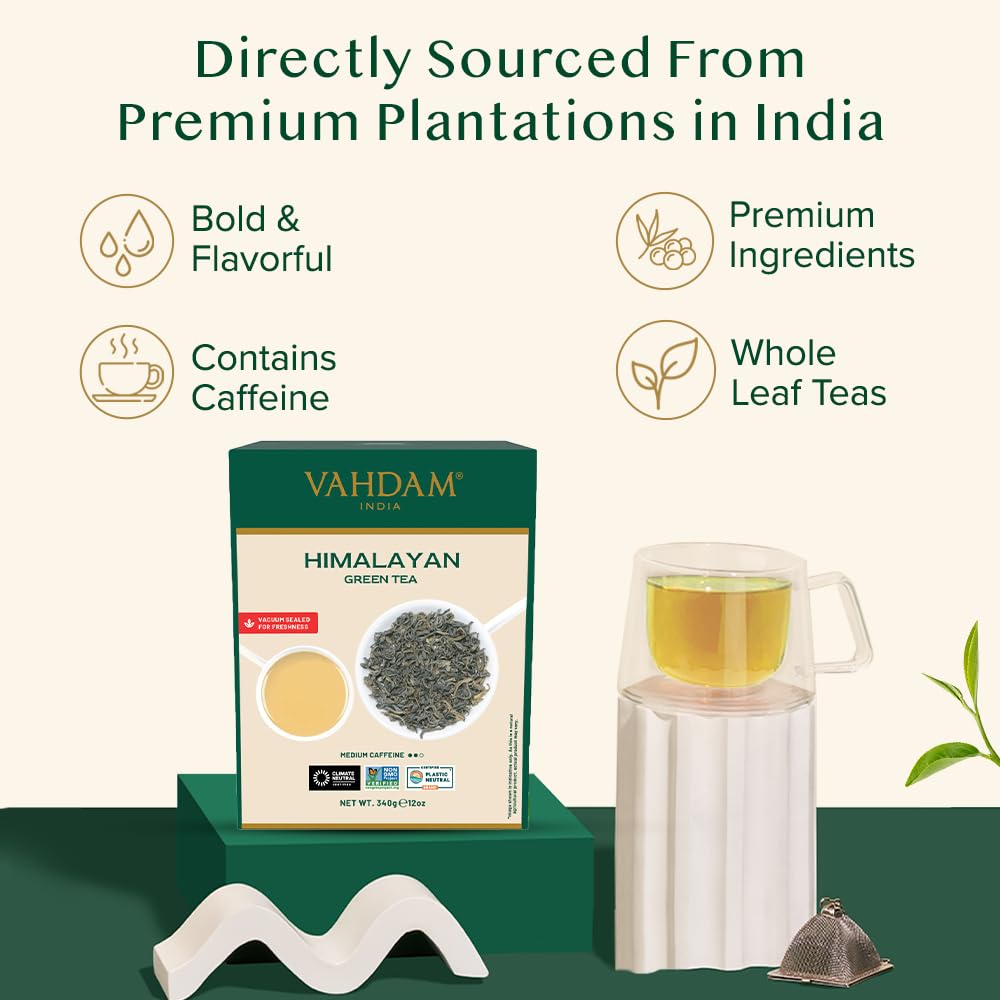 VAHDAM, Organic Turmeric Ginger Herbal Tea Bags (100 Pyramid Tea Bags) Caffeine Free, Non GMO, Gluten Free | 100% Pure Herbal Blend - Savory & Spicy | Plant-Based Tea Bags | Resealable Ziplock Pouch