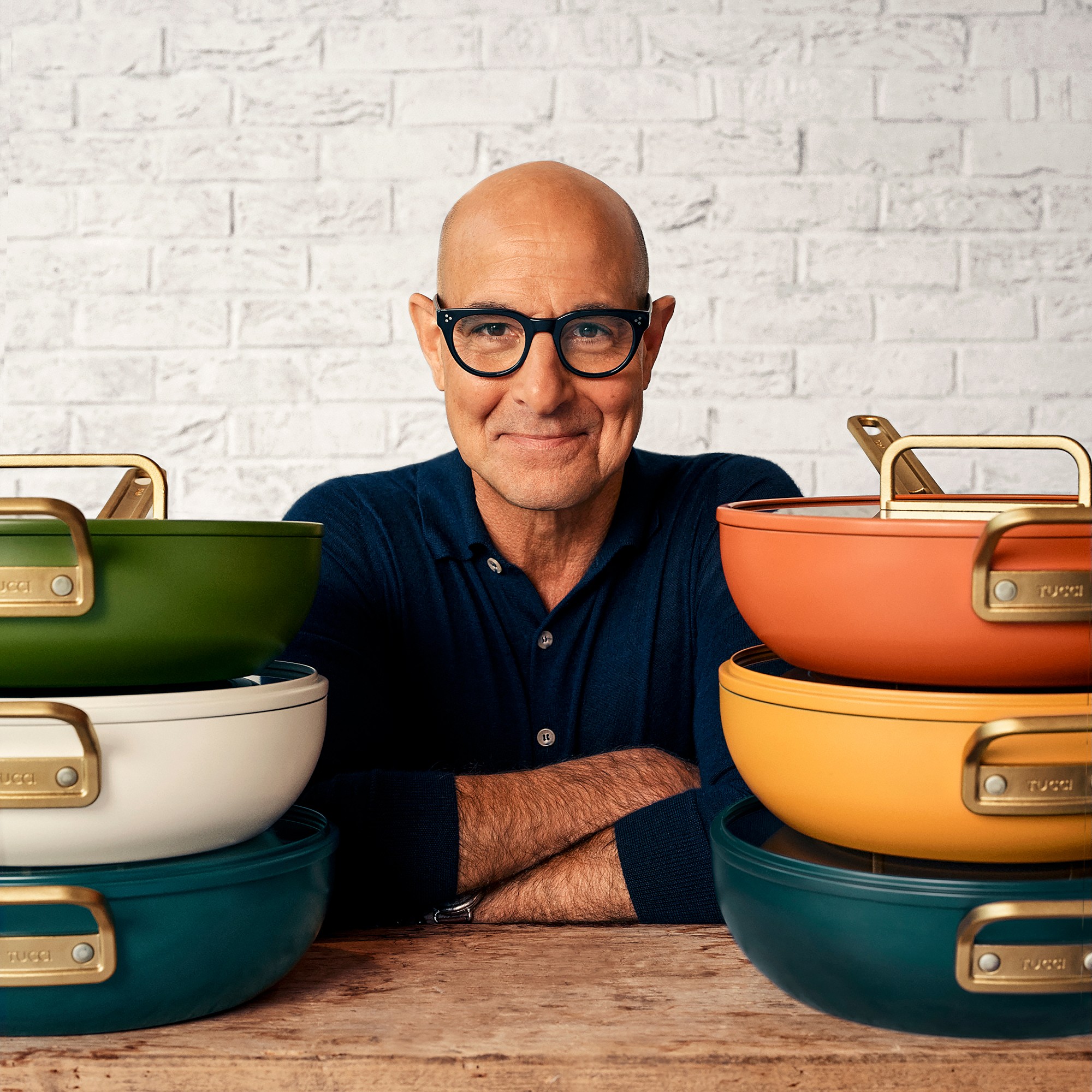 GreenPan™ Stanley Tucci™ Ceramic Nonstick Junior Essential Stanley Pan, 4 1/2-Qt.