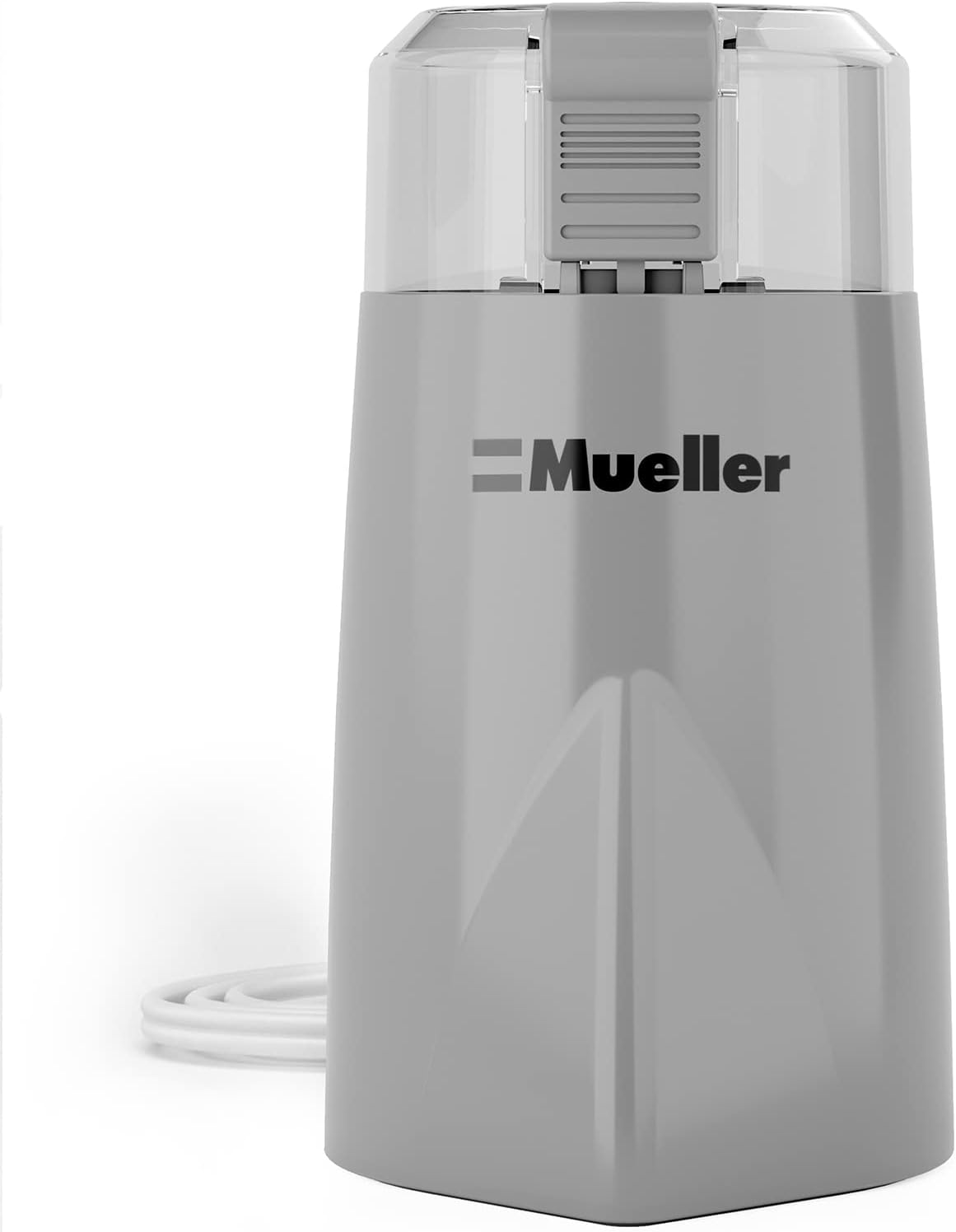 MuellerLiving HyperGrind Precision Electric Spice/Coffee Grinder Mill with Large Grinding Capacity and Powerful Motor also for Spices, Herbs, Nuts, Grains, Grey