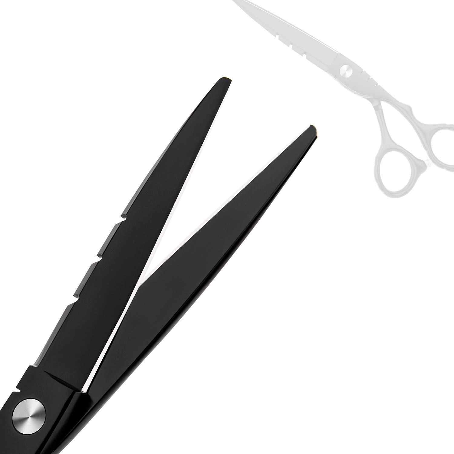 Hair Cutting Scissors Professional Home Haircutting Barber/Salon Thinning Shears Kit with Comb and Case for Men/Women (Silver)
