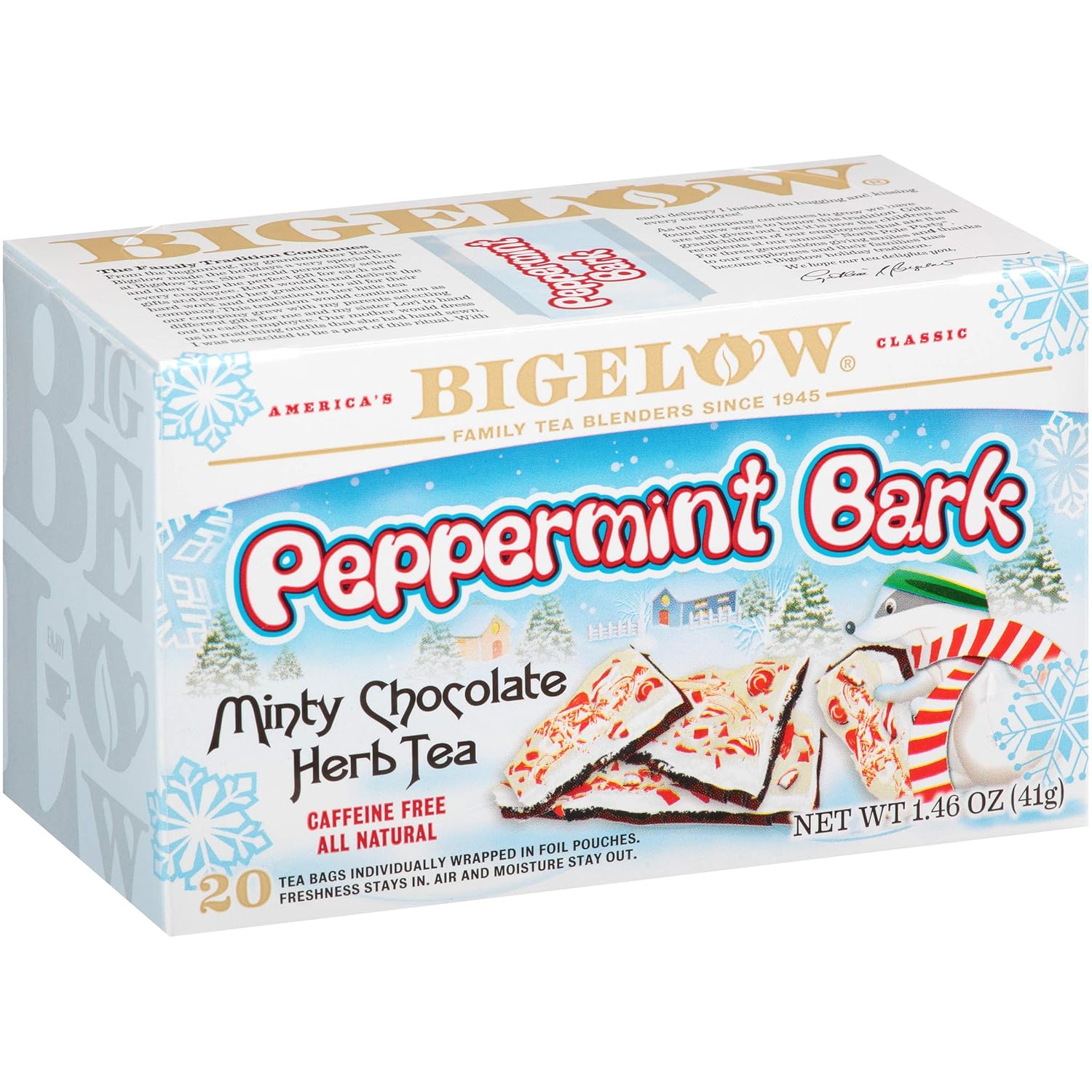 Bigelow Tea Lemon Ginger plus Probiotics Herbal Tea, Caffeine Free Tea with Lemon and Ginger, 18 Count Box (Pack of 6), 108 Total Tea Bags