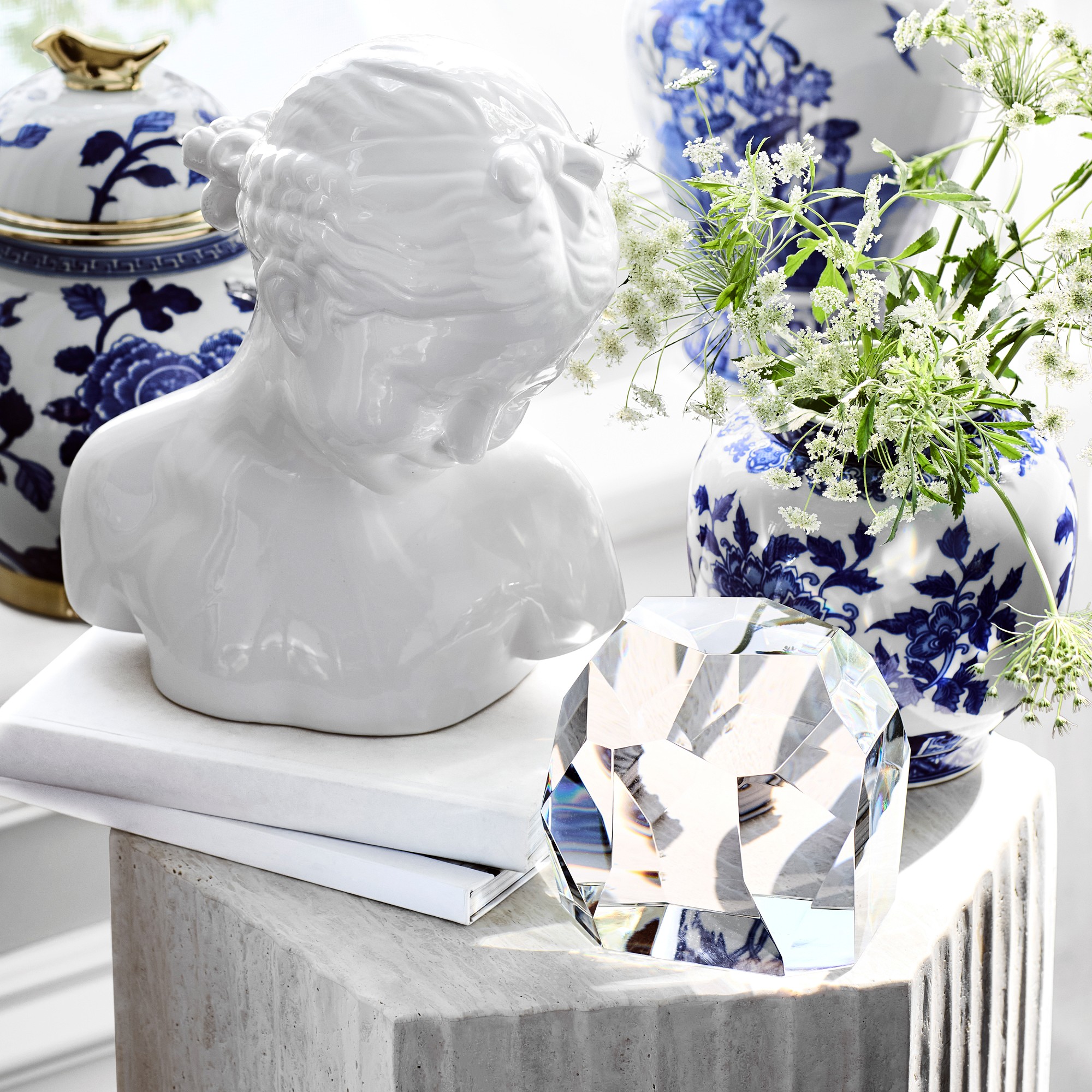 Faceted Glass Object