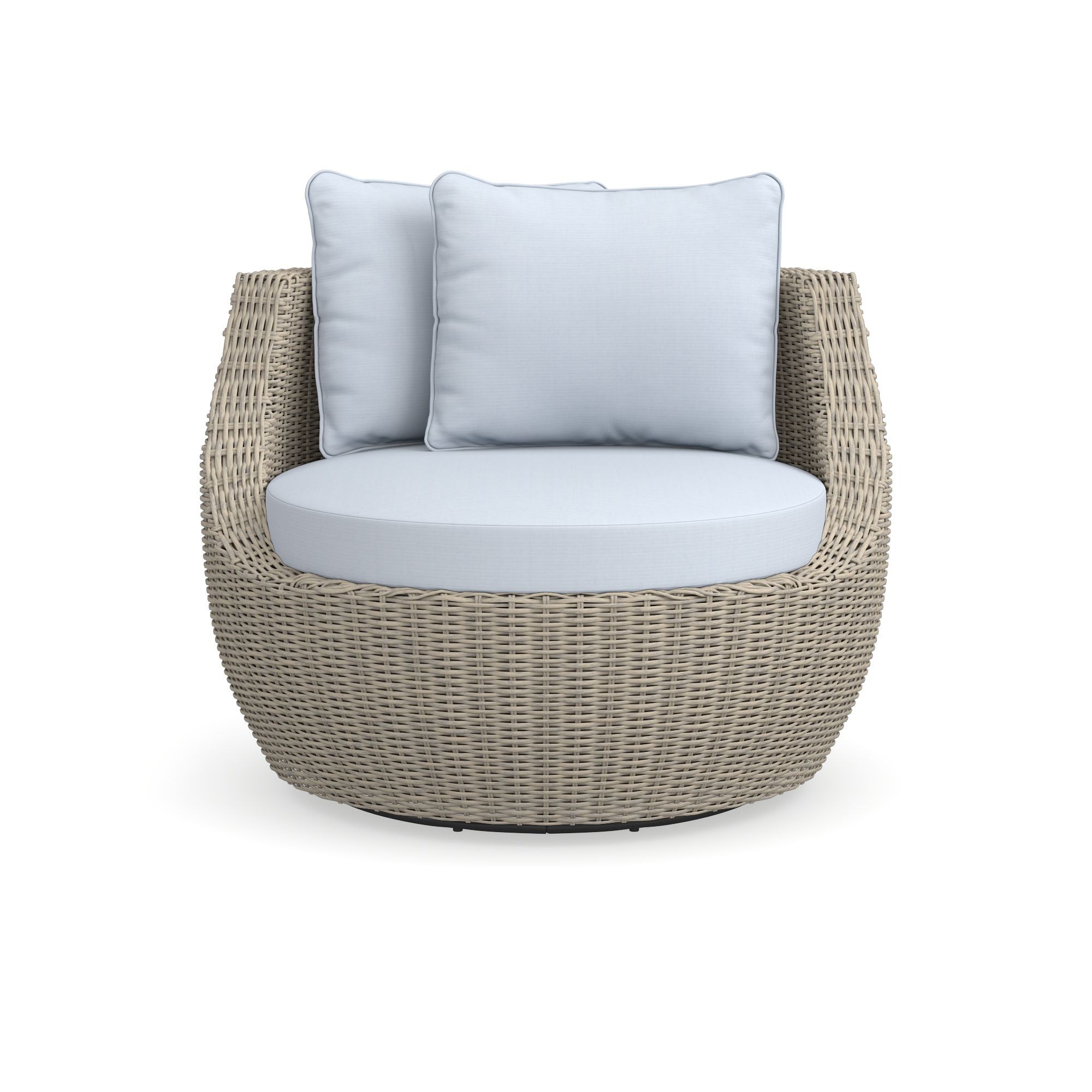 San Clemente Curved Swivel Chair Cushions