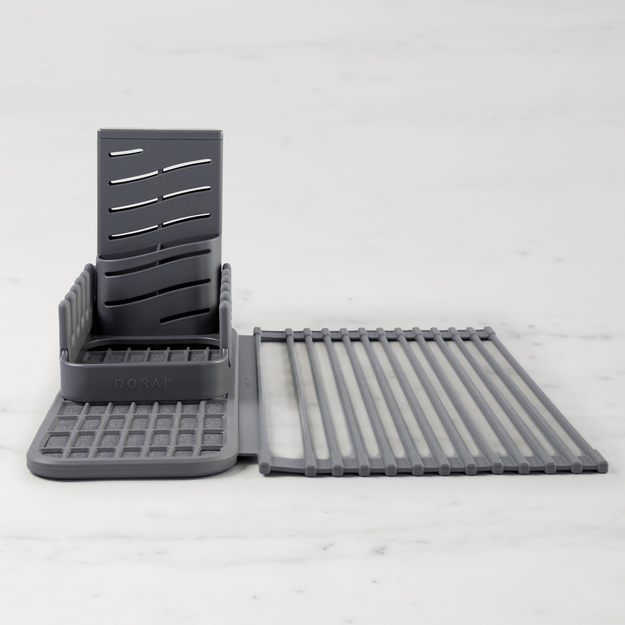 Dorai Over the Sink Dish Pad and Dish Pad Rack