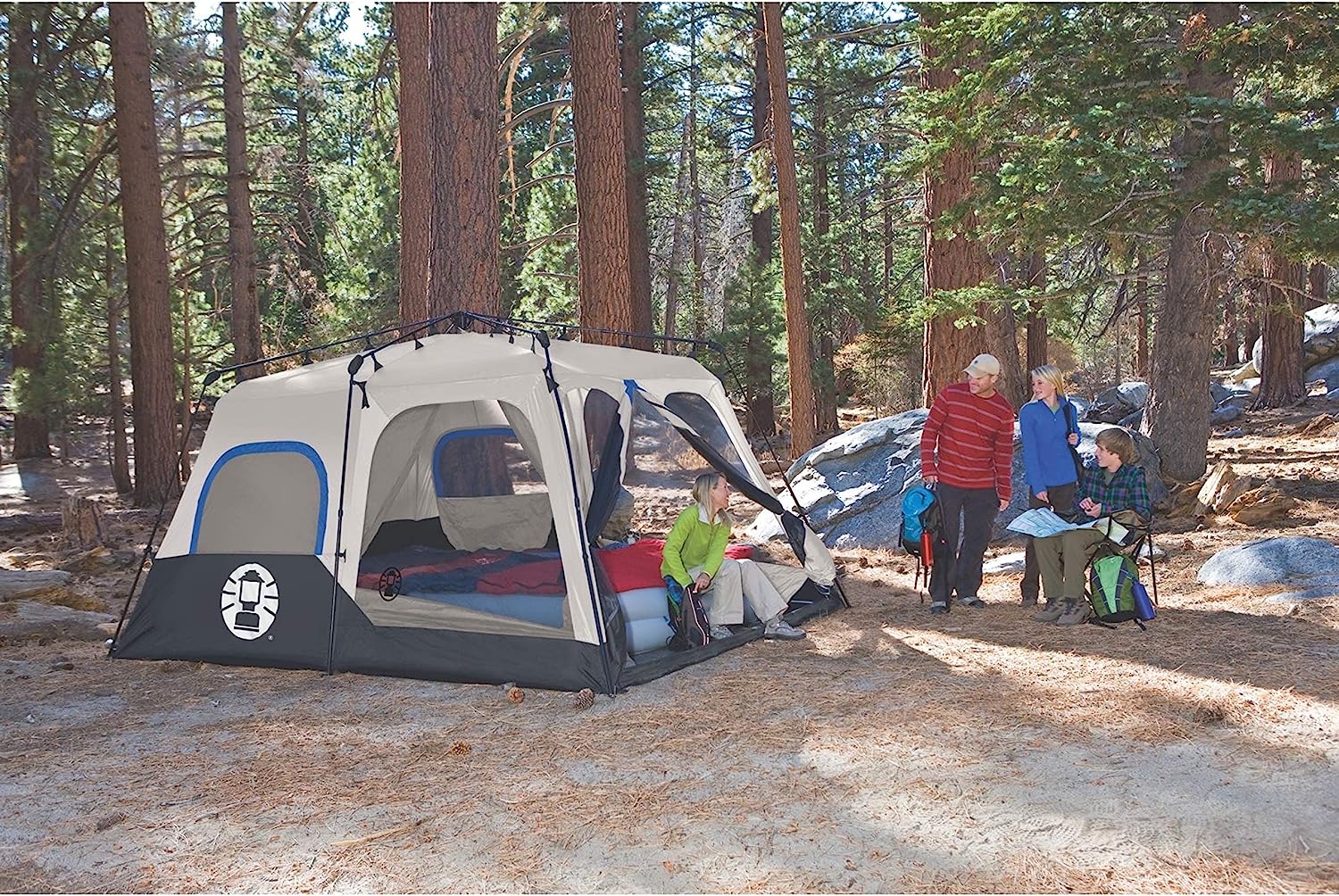 Coleman Camping Tent with Instant Setup