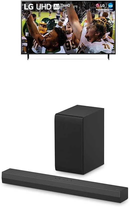 LG 50-Inch Class UR9000 Series Alexa Built-in 4K Smart TV (3840 x 2160),Bluetooth, Wi-Fi, USB, Ethernet, HDMI 60Hz Refresh Rate, AI-Powered 4K,Black