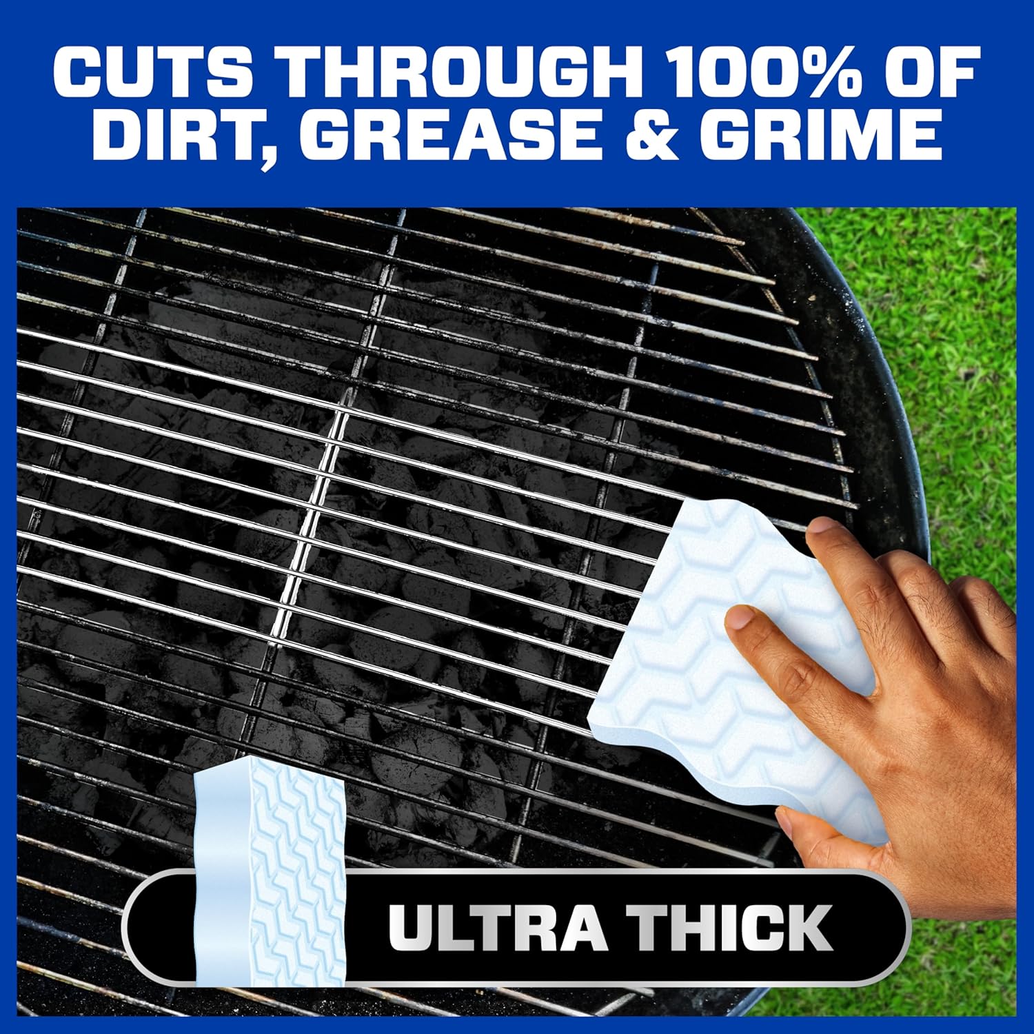 Mr. Clean Magic Eraser Variety Pack with Ultra Thick, Ultra Foamy, and Extra Durable Multi Purpose Cleaner, Magic Eraser Sponge Multi Surface Cleaner, 6ct