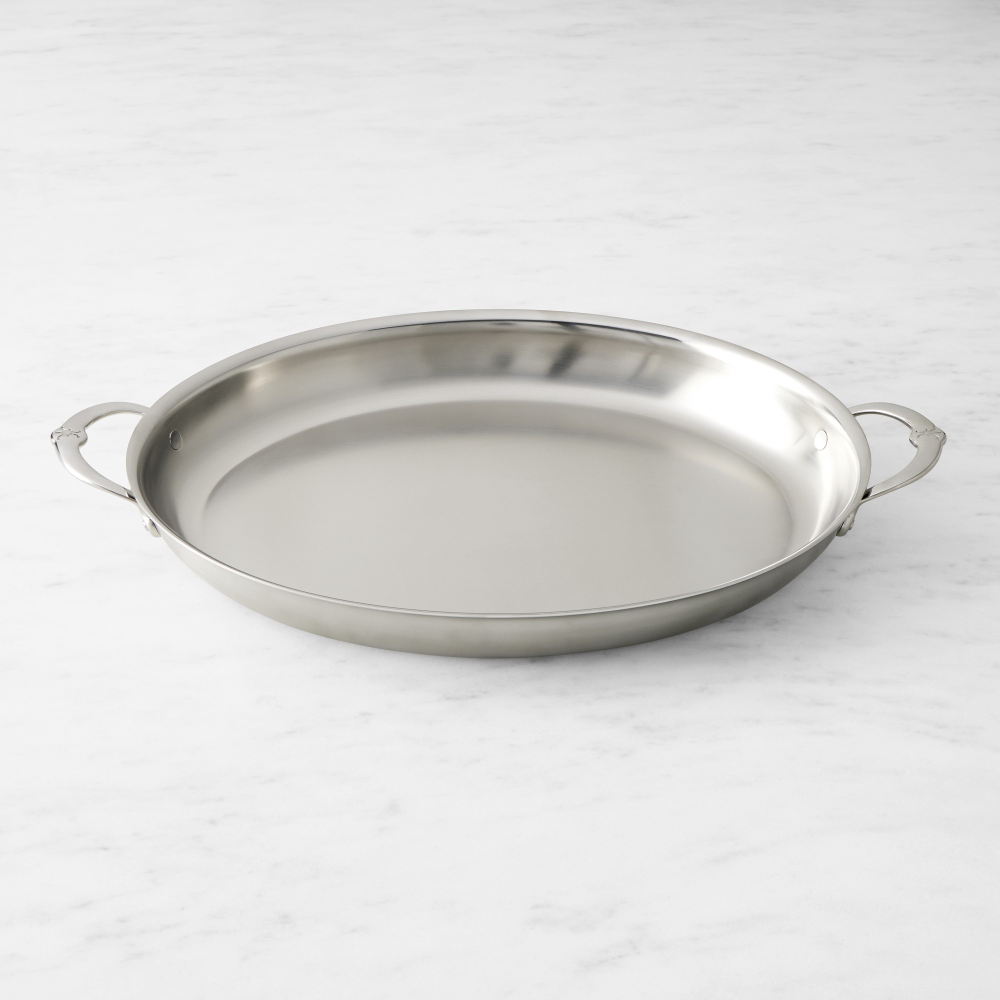 Hestan Provisions Stainless-Steel Oval Gratin Roaster