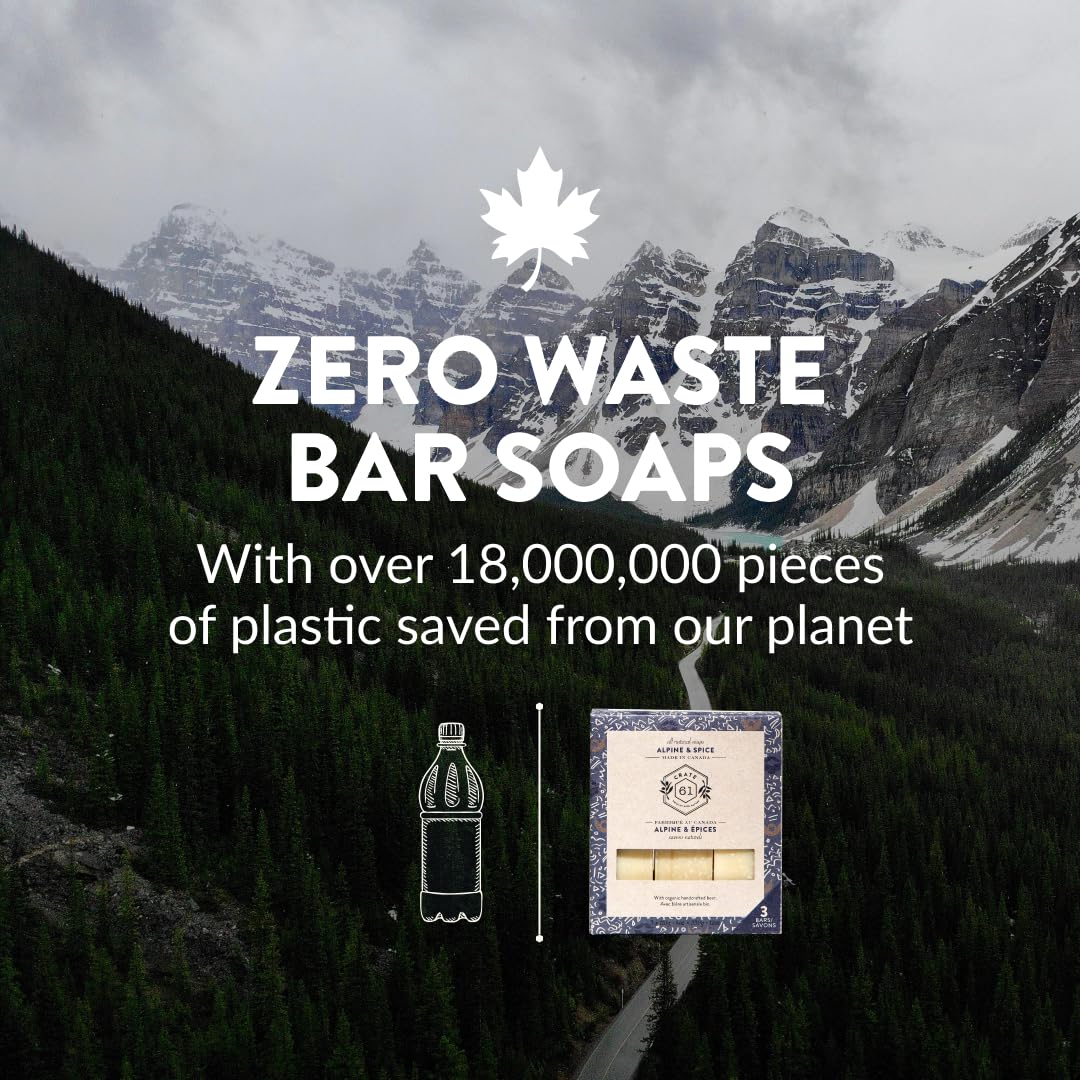 Handmade Vegan Natural Bar Soap Cold Pressed For Face And Body, With Premium Essential Oils, Eucalyptus & Peppermint For Men And Women 3 Pack (Lavender)