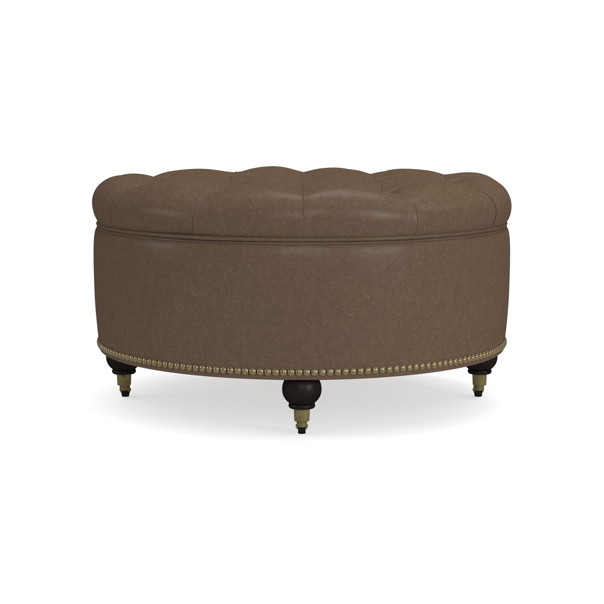 Soho Tufted Round Storage Ottoman (36
