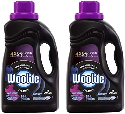 Woolite Darks Defense Liquid Laundry Detergent, Woolite Dark, Laundry Detergent, 66 Loads, 100 Fl Oz, HE & Regular Washers, Packaging May Vary