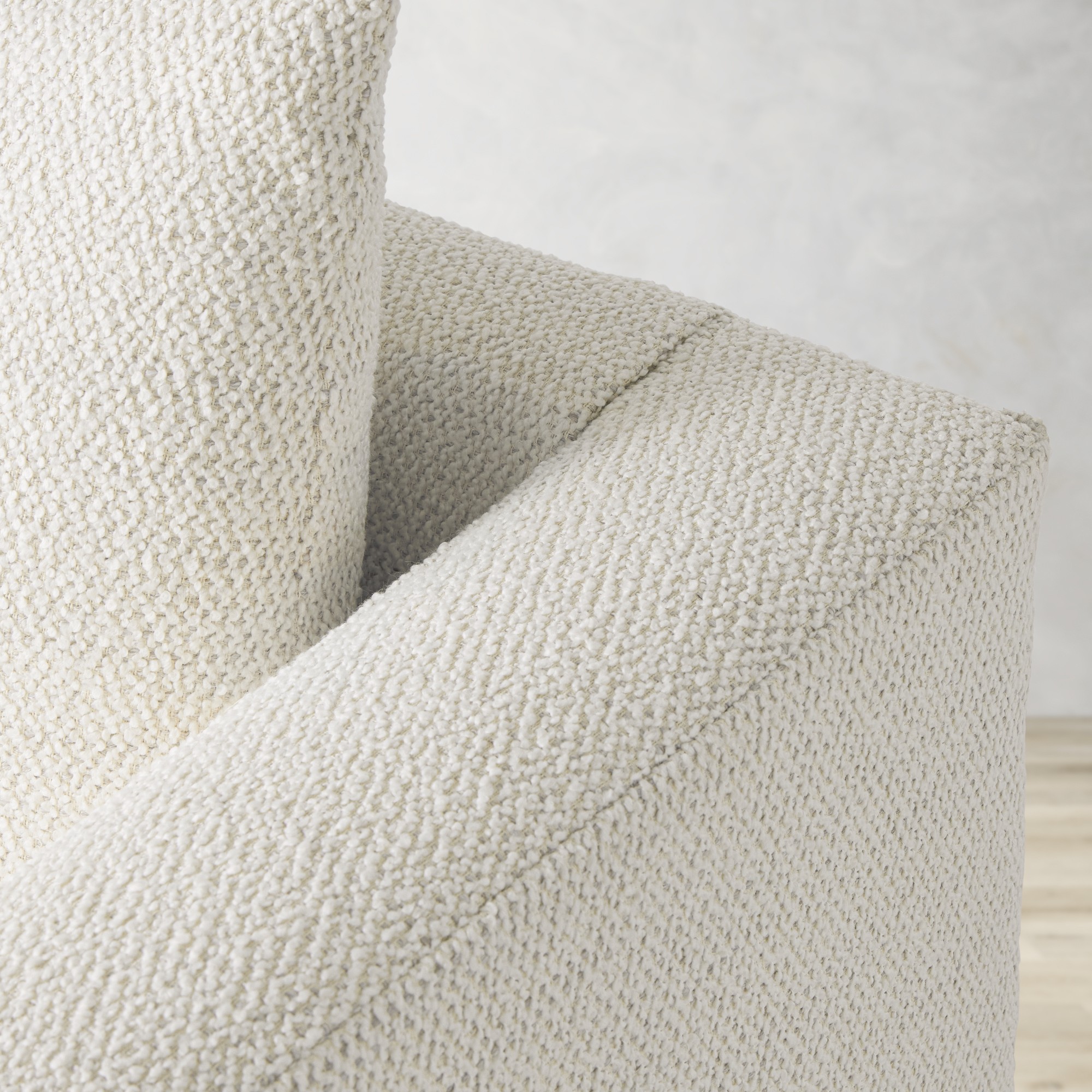 Fluted Base Swivel Armchair