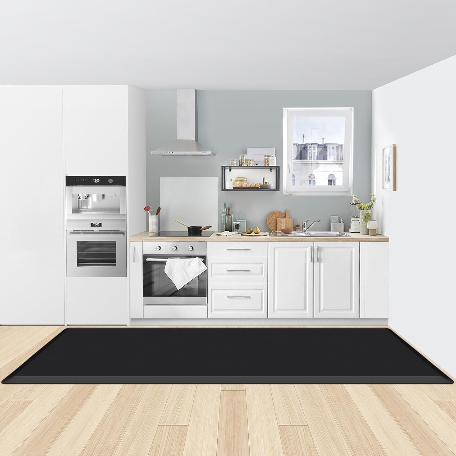 KitchenClouds Kitchen Mat Cushioned Anti Fatigue Rug 17.3