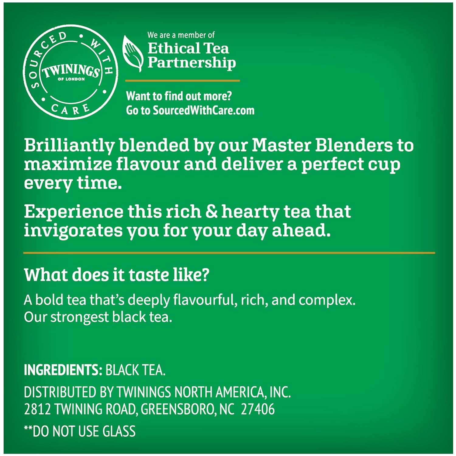 Twinings English Breakfast Black Tea K-Cup Pods for Keurig, 24 Count (Pack of 1), Smooth, Flavourful, Robust, Caffeinated, Enjoy Hot or Iced | Packaging May Vary